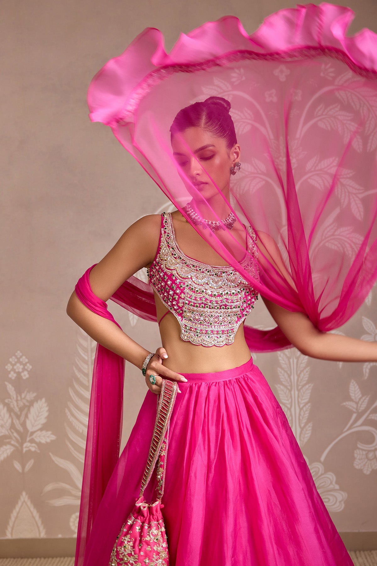 Floret lehenga set