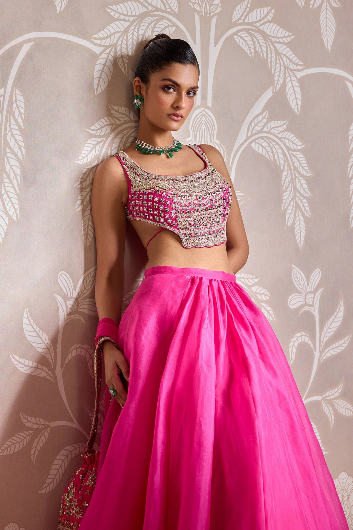Floret lehenga set