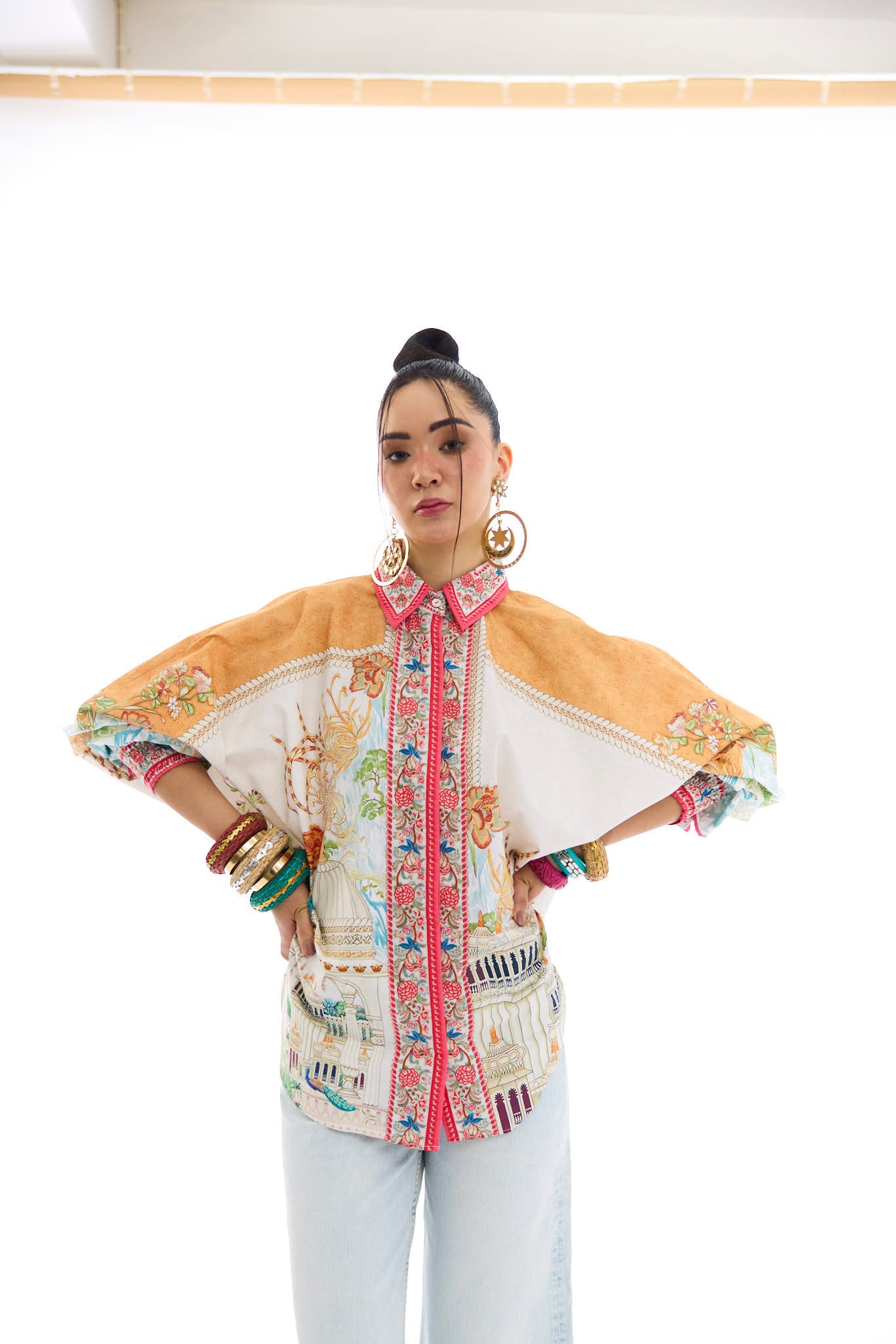 J'adore : Faiza - Ivory/Orange