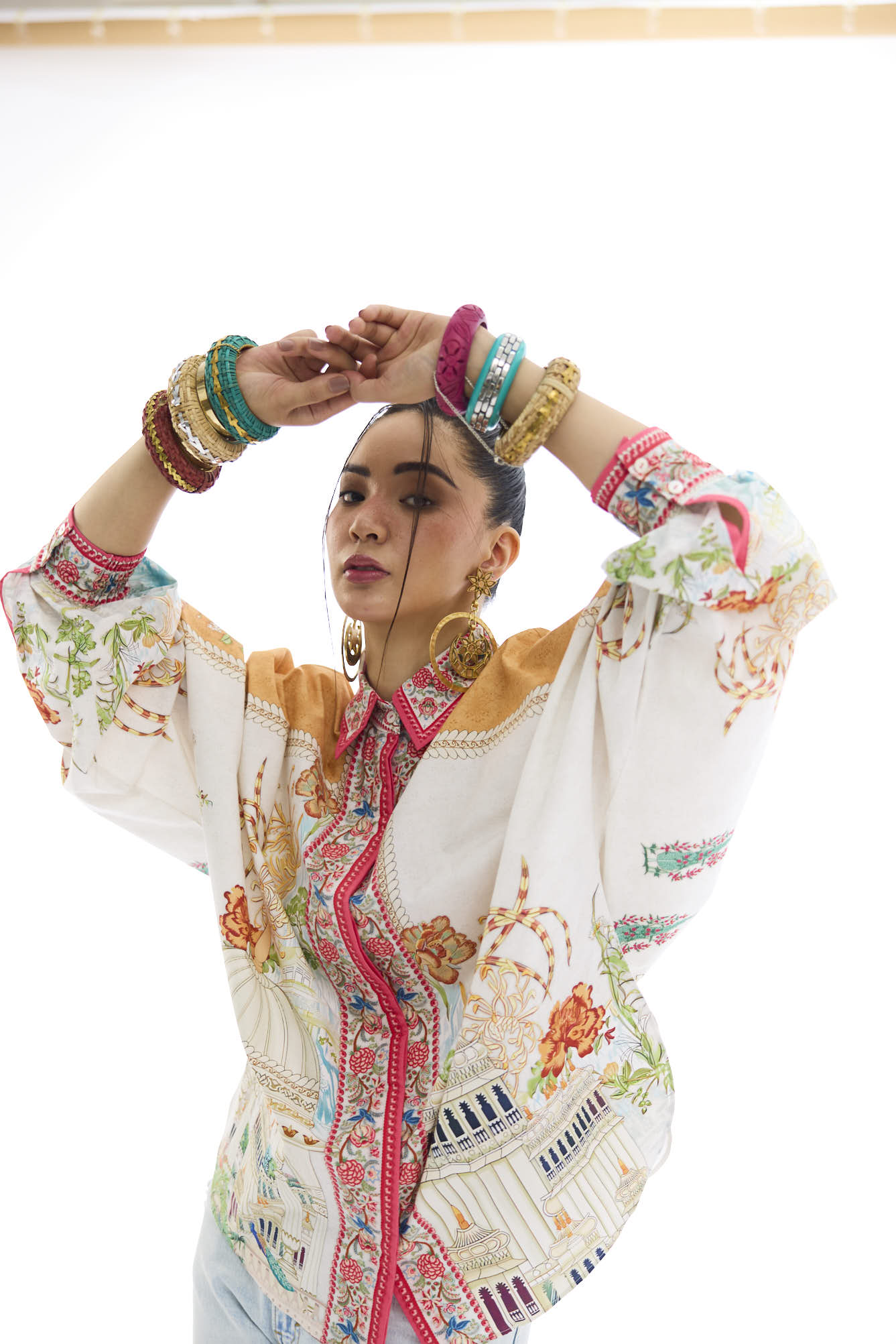 J'adore : Faiza - Ivory/Orange