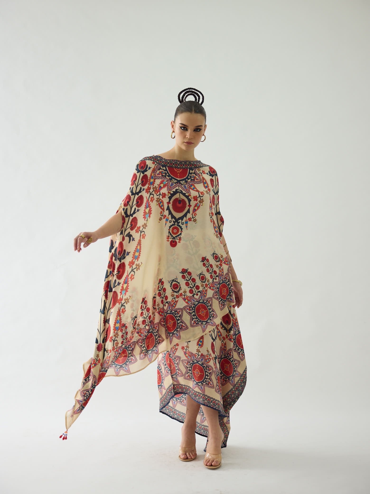 Bukhara Rust Kamini Tunic Set ( 2Pcs Set )