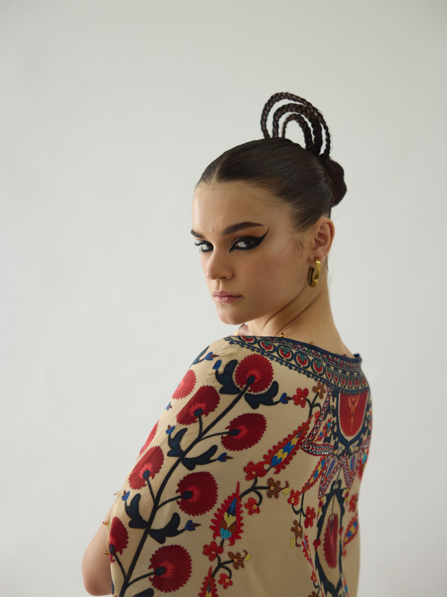 Bukhara Rust Kamini Tunic Set ( 2Pcs Set )