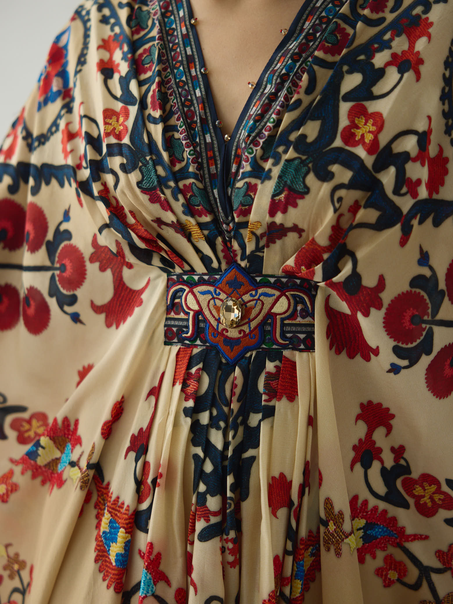 Bukhara Rust Imama kaftan Dress