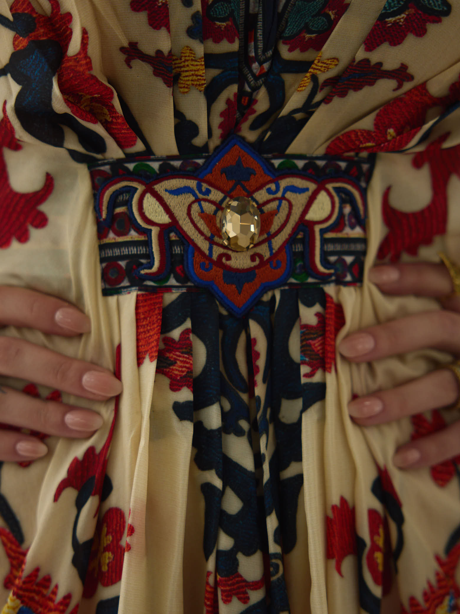 Bukhara Rust Imama kaftan Dress