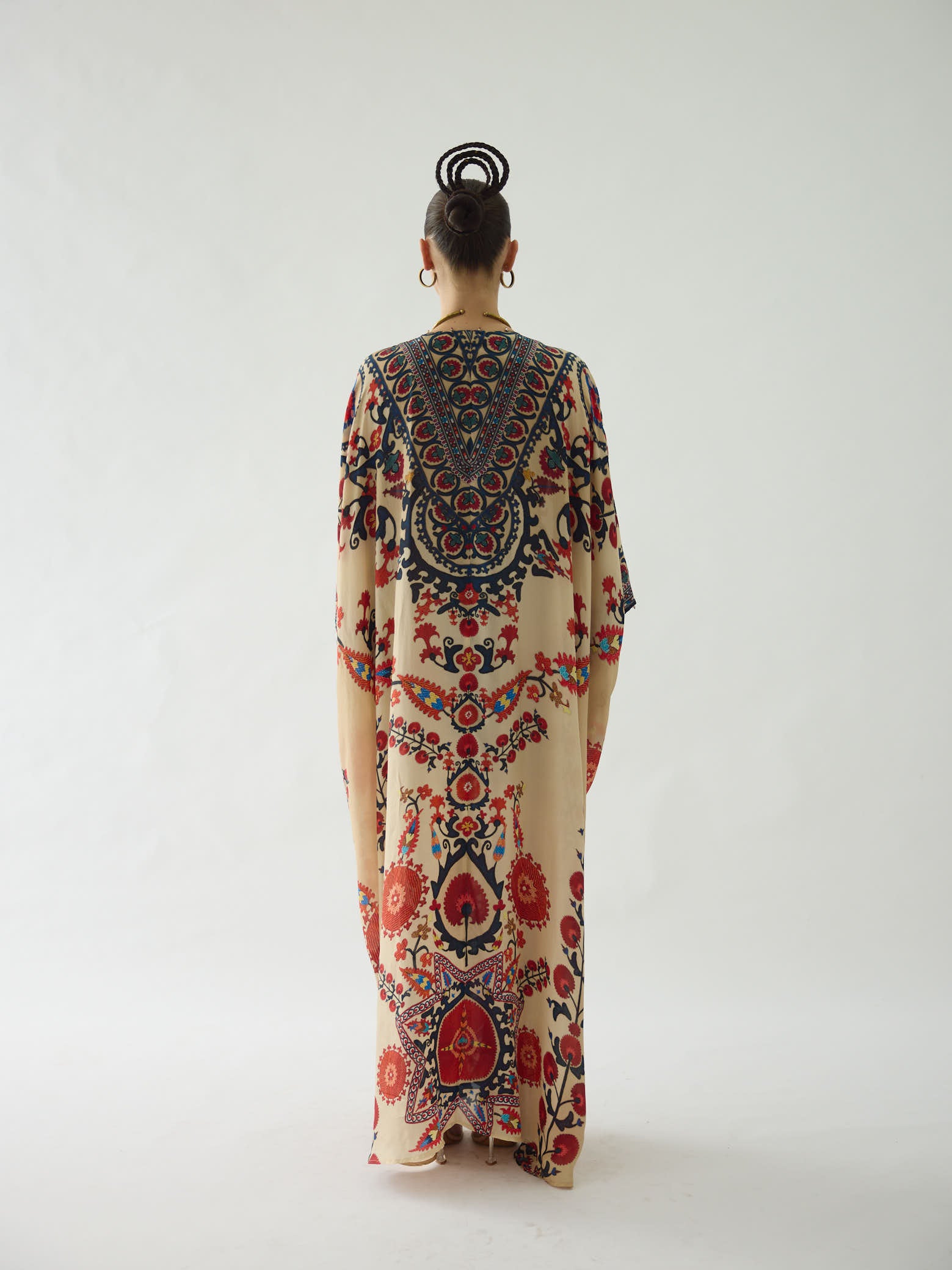 Bukhara Rust Imama kaftan Dress