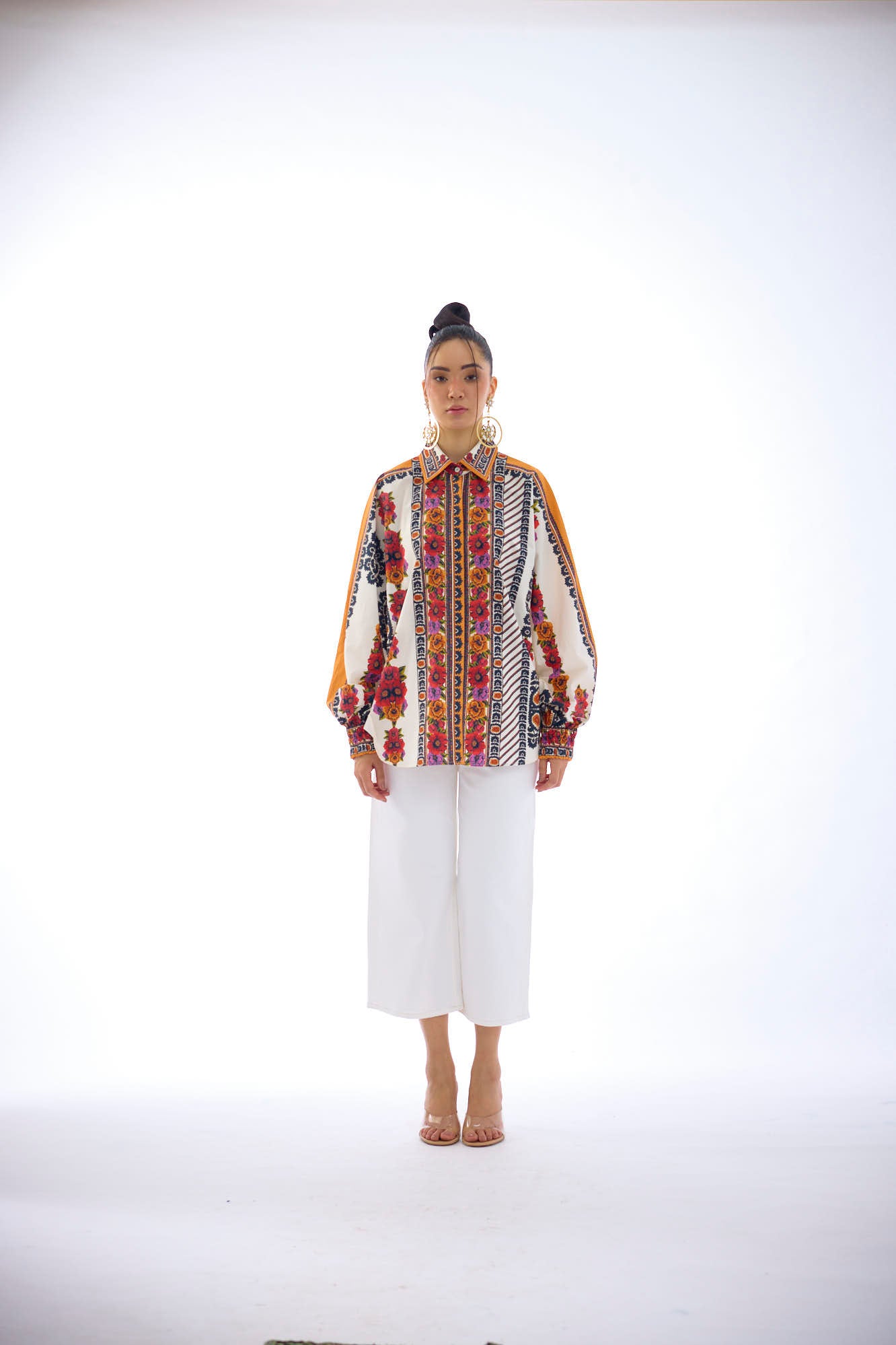 J'adore : Faiza - White/Orange
