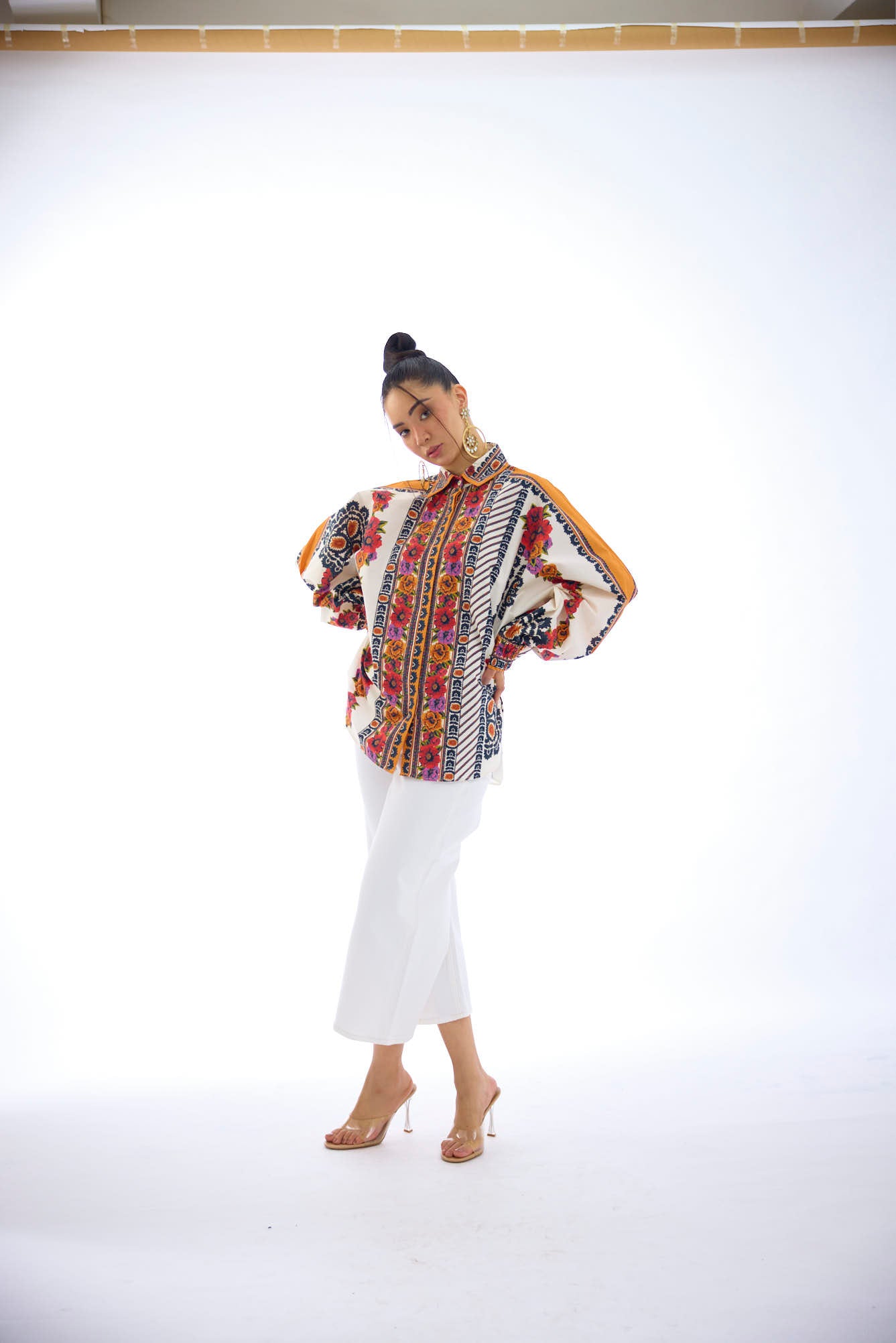 J'adore : Faiza - White/Orange