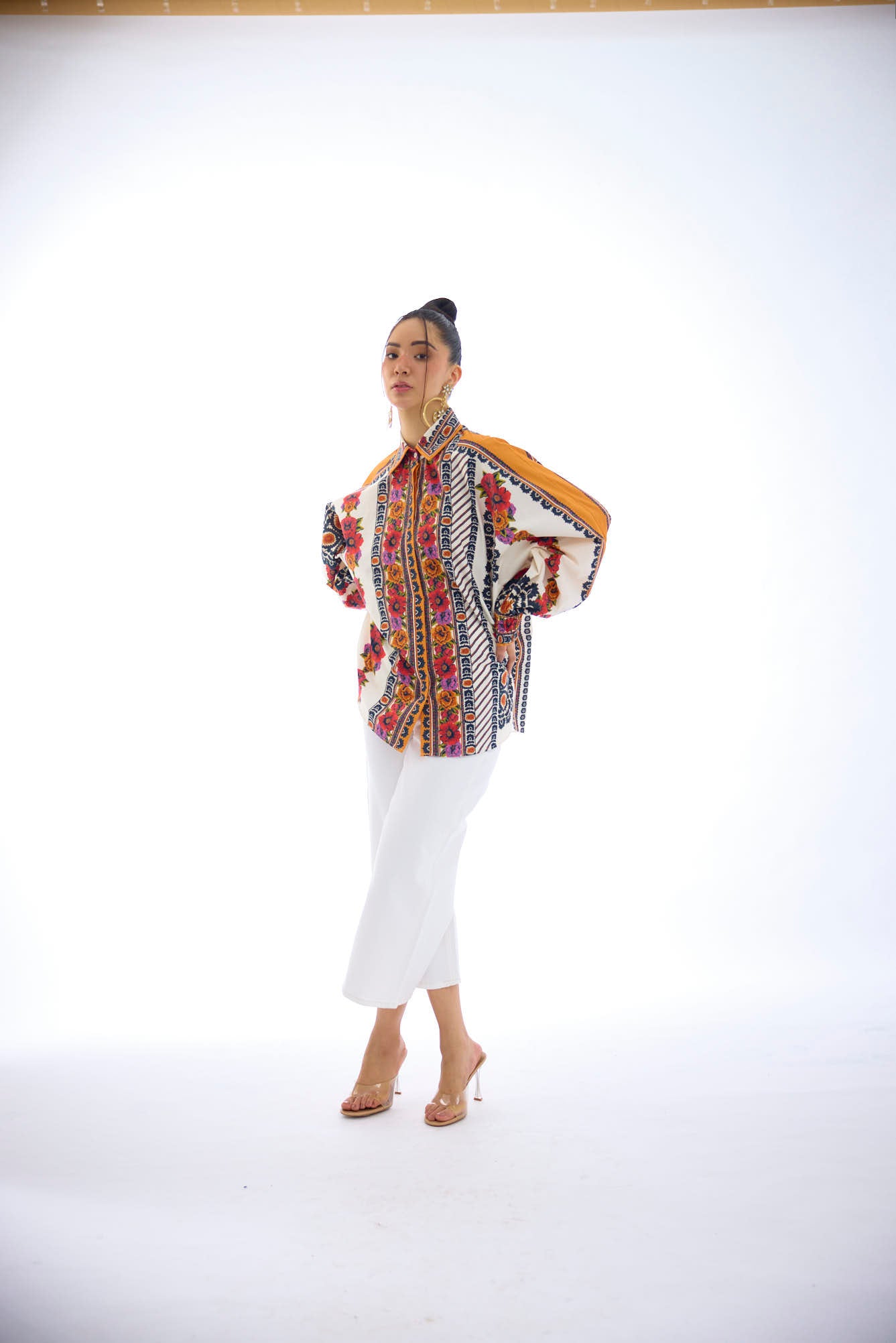 J'adore : Faiza - White/Orange