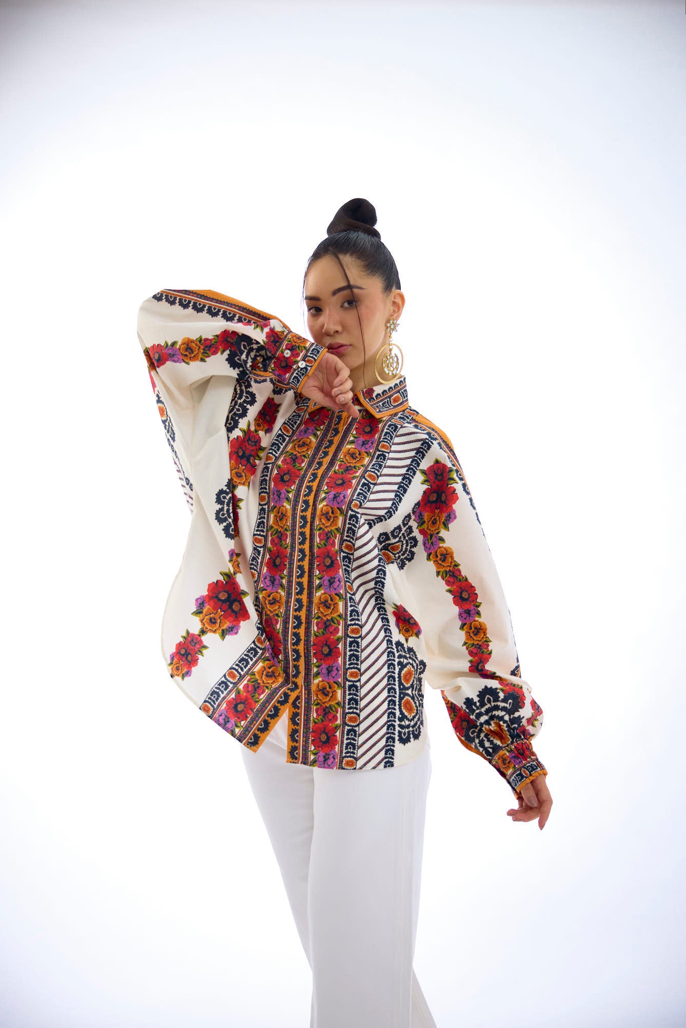 J'adore : Faiza - White/Orange