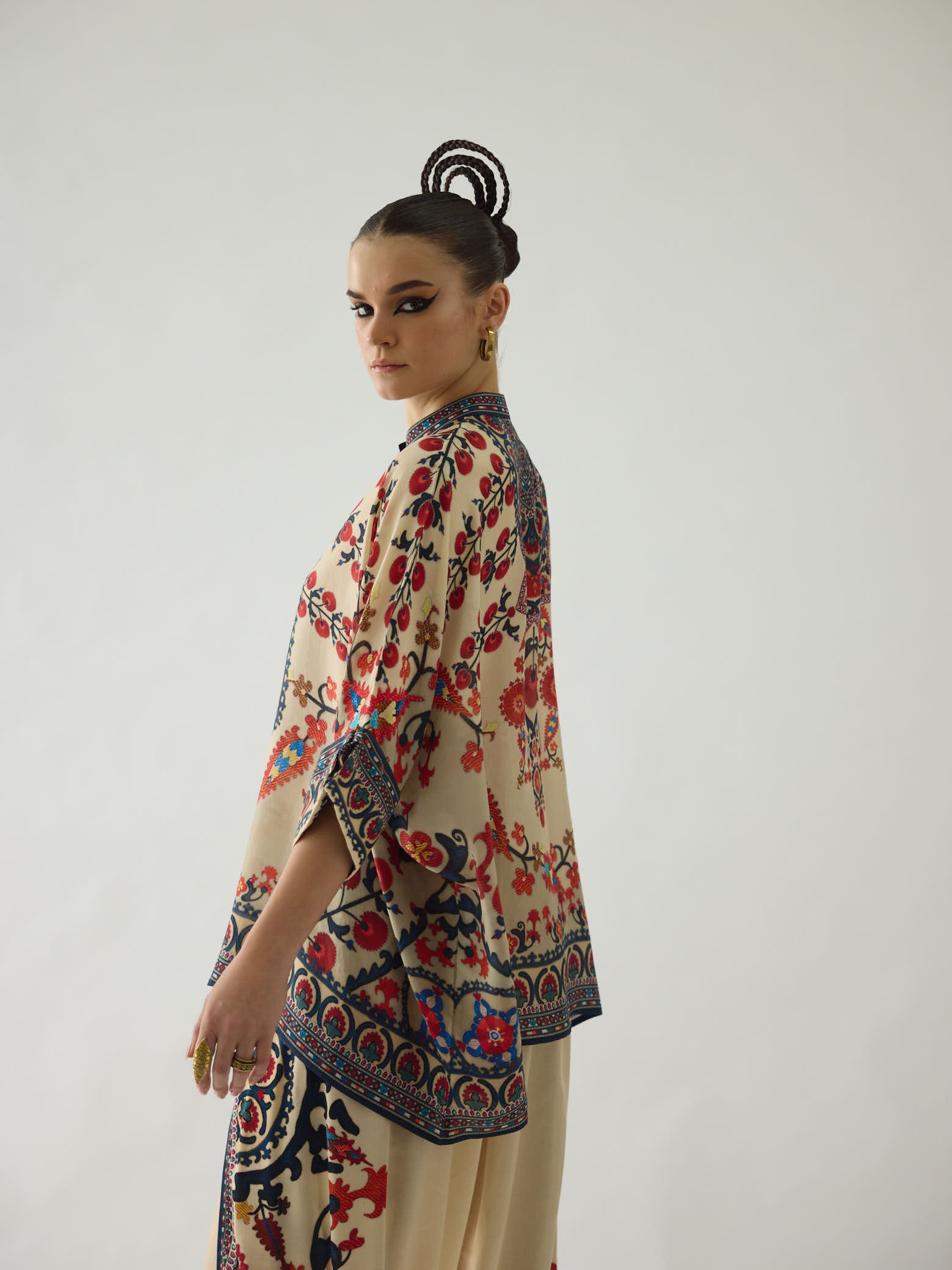 Bukhara Rust Chanel Tunic Set