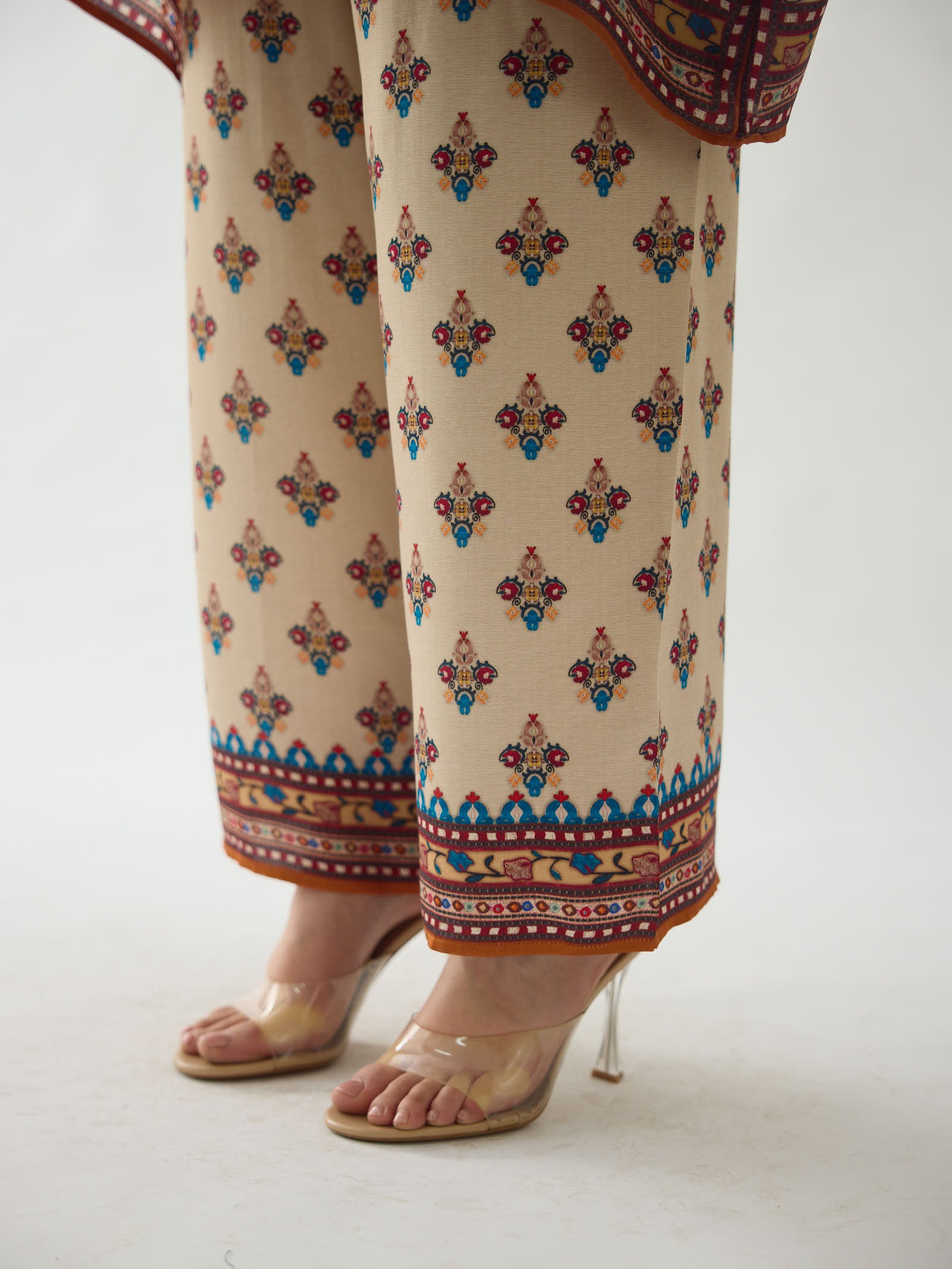 Bukhara Taupe Chanel 36" Tunic Set