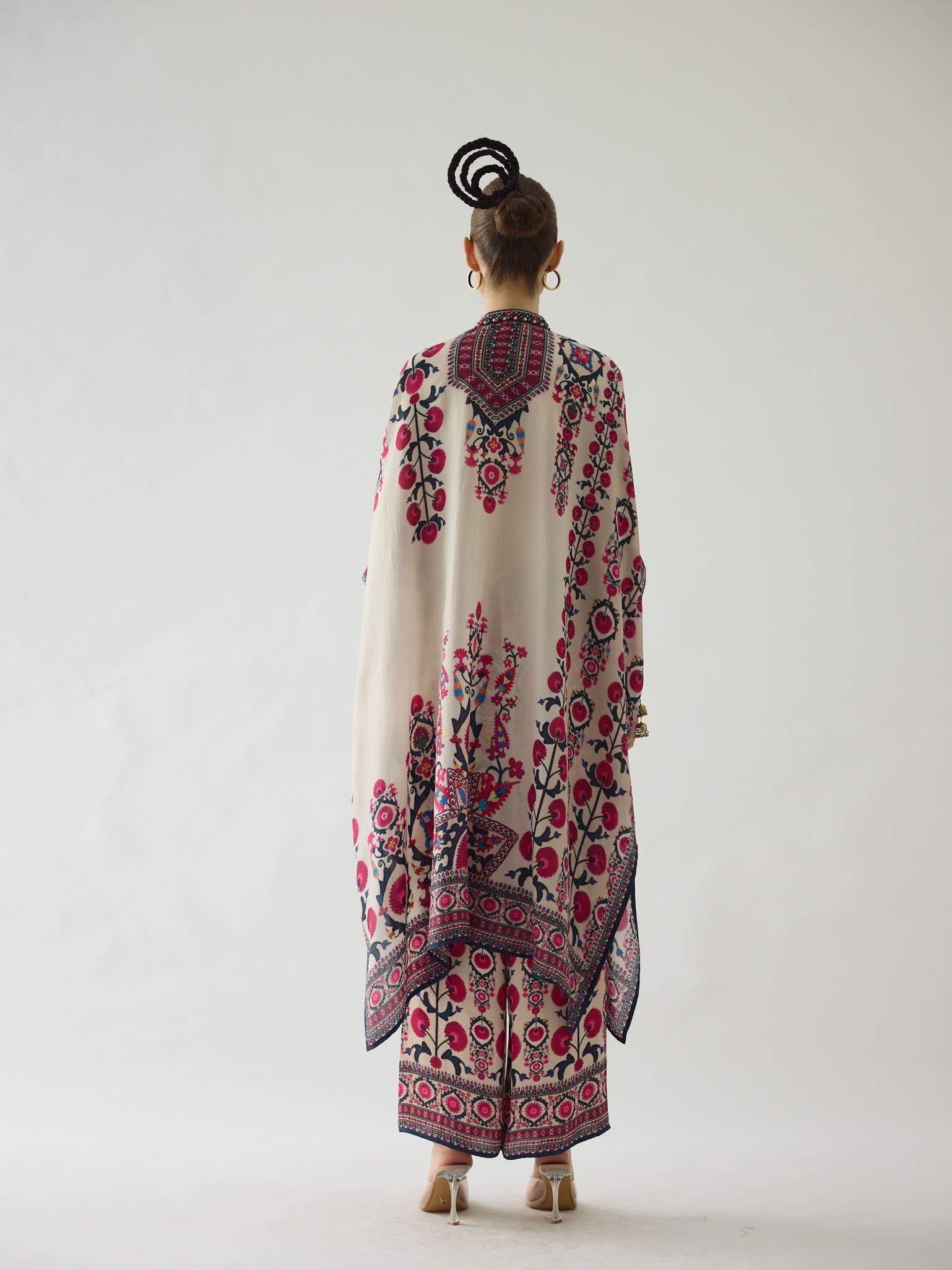 Bukhara Raspberry Chantelle Tunic Set