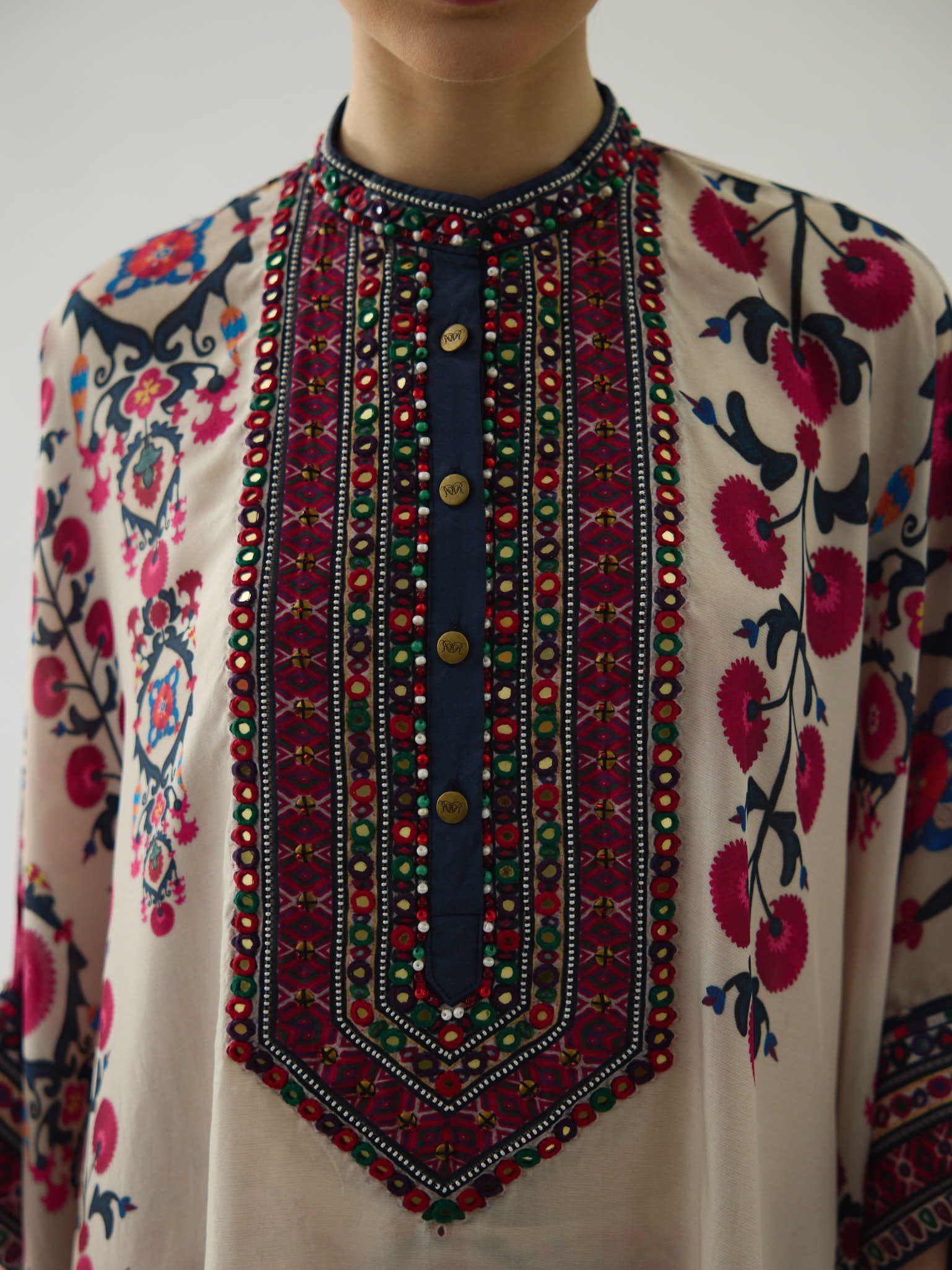 Bukhara Raspberry Chantelle Tunic Set