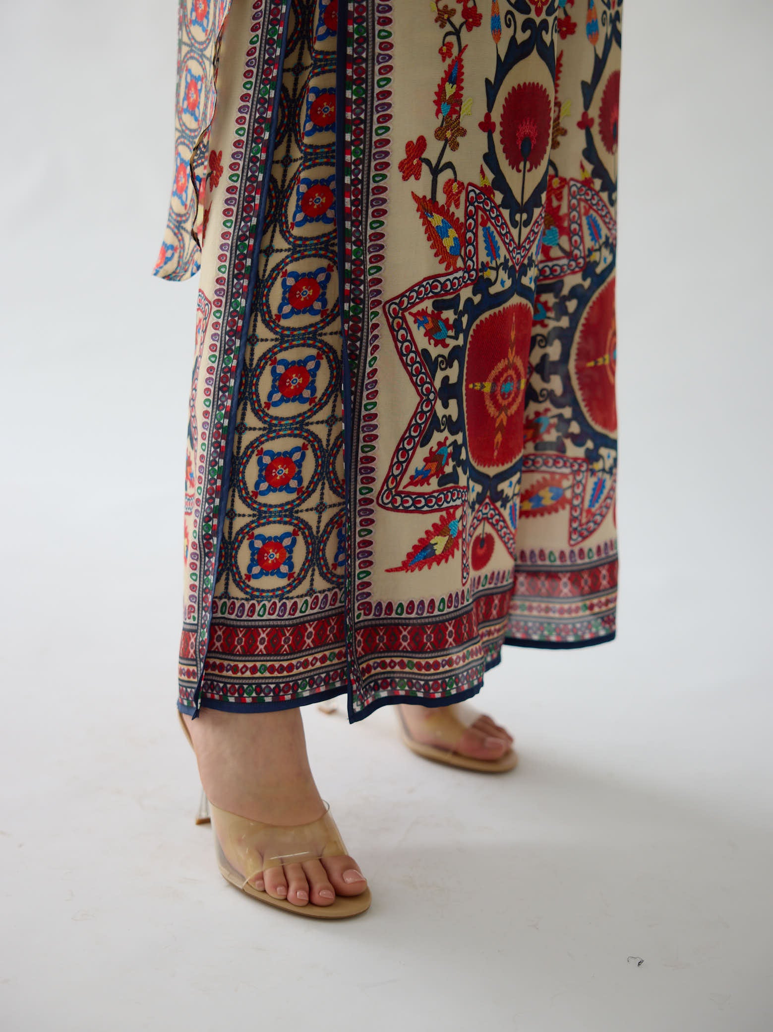 Bukhara Rust Baaka Tunic Set