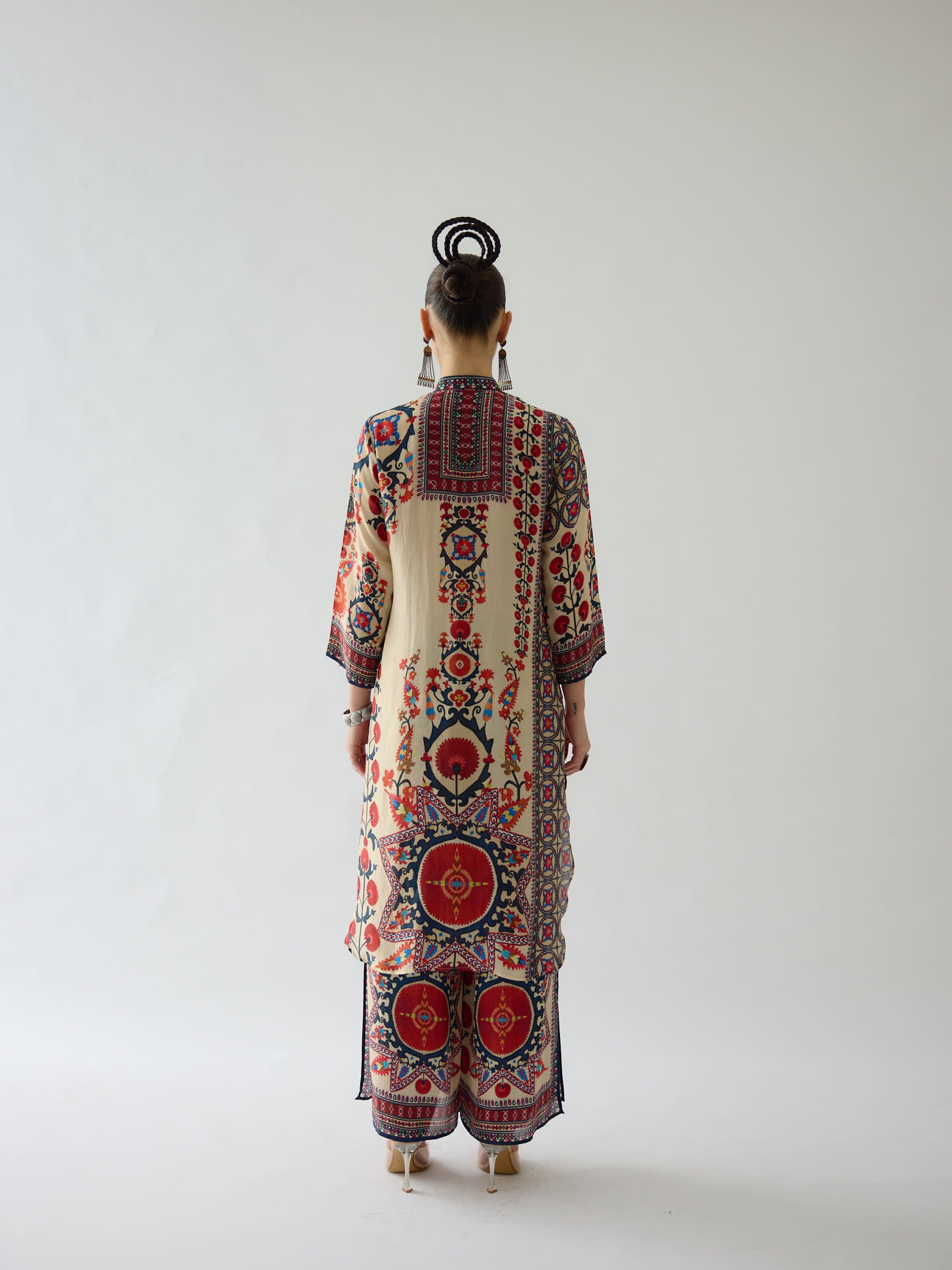 Bukhara Rust Baaka Tunic Set