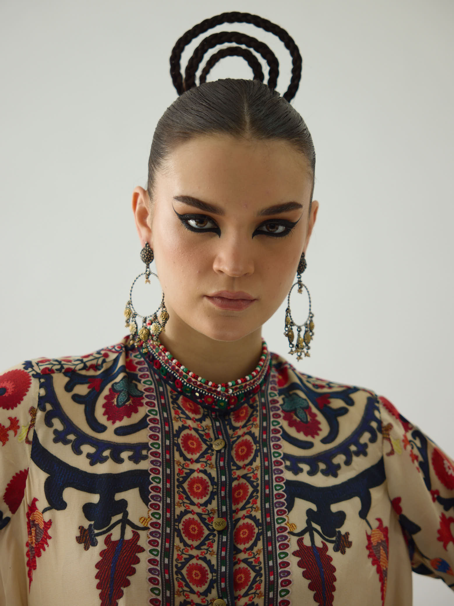 Bukhara Rust Nilofer Tunic Set