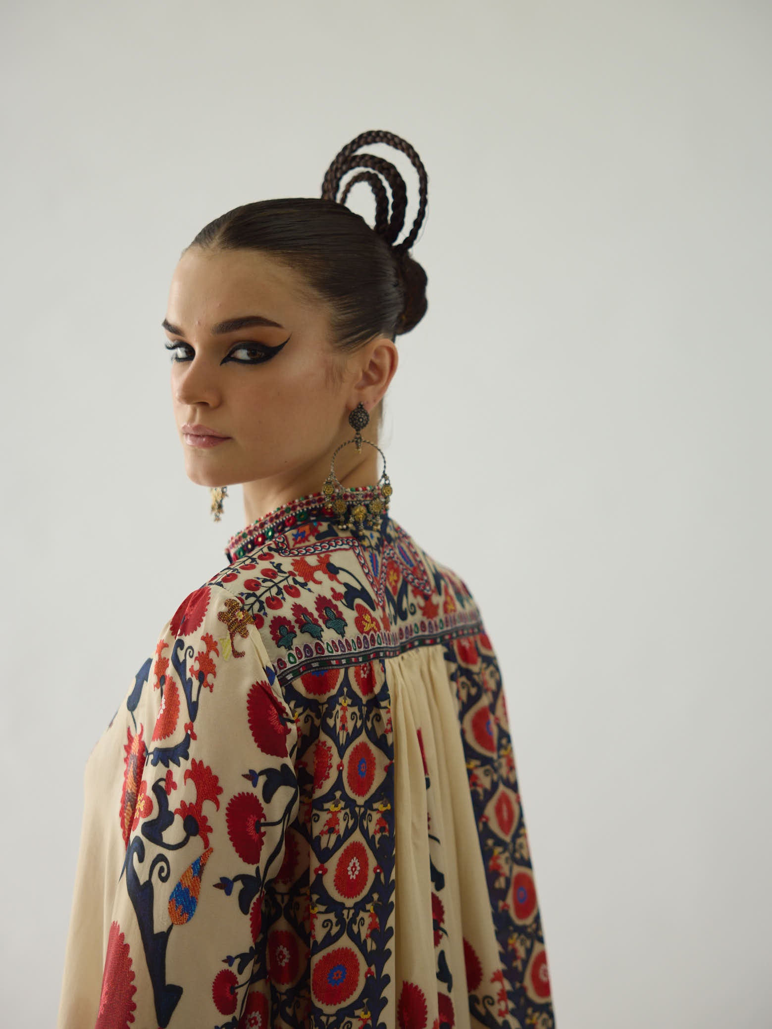 Bukhara Rust Nilofer Tunic Set