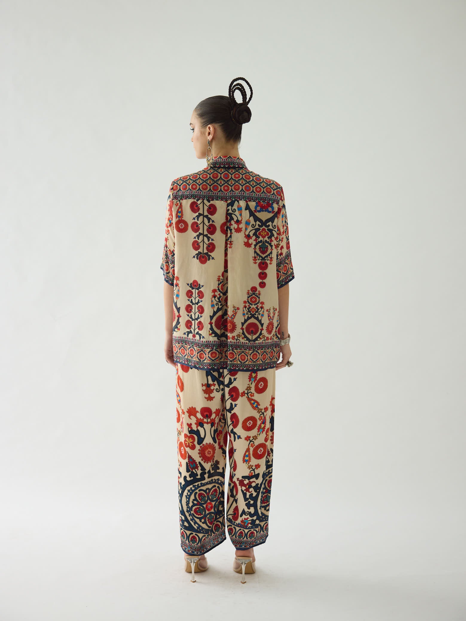 Bukhara Rust Maizah Tunic Set