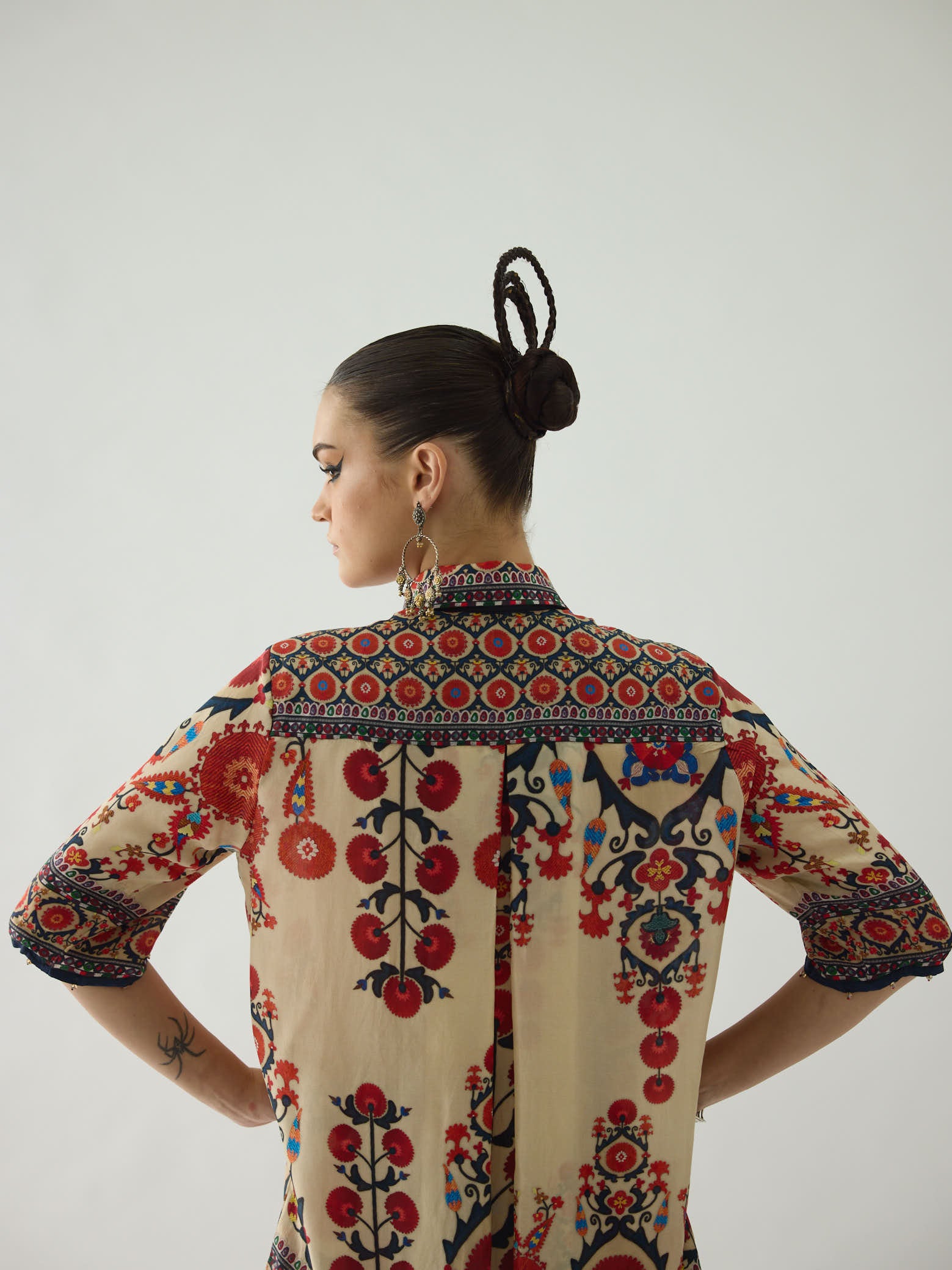 Bukhara Rust Maizah Tunic Set