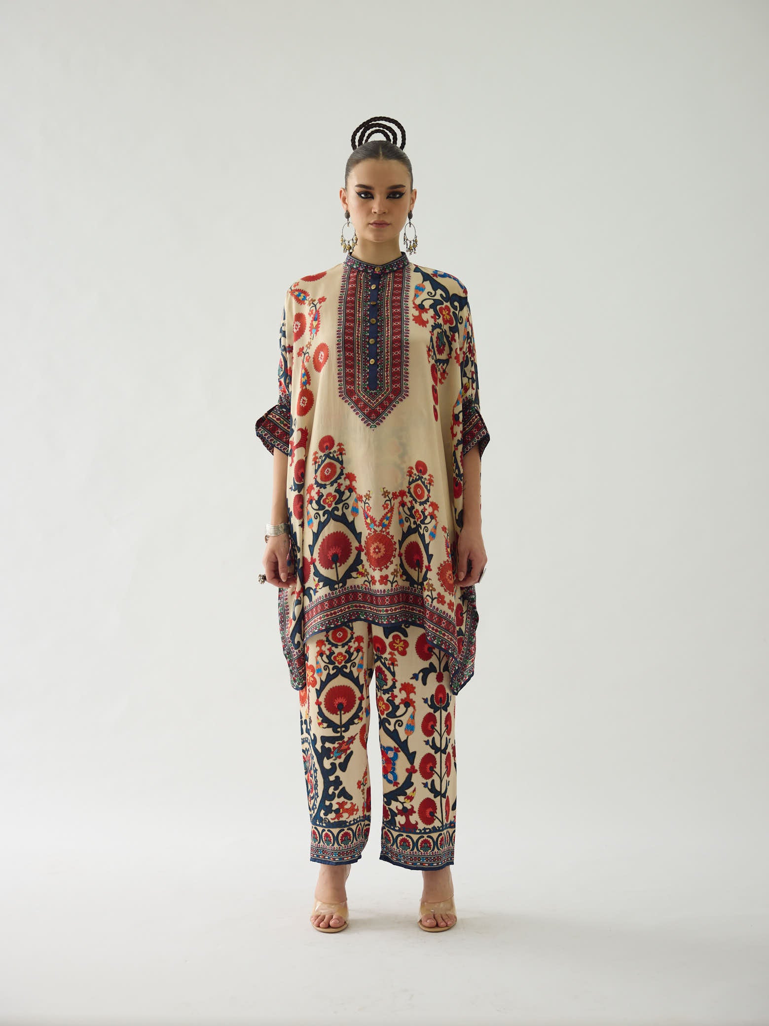 Bukhara Rust Chanel 36" Tunic Set