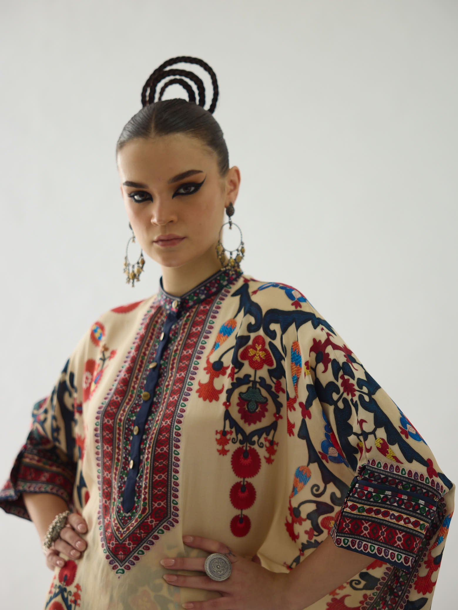 Bukhara Rust Chanel 36" Tunic Set