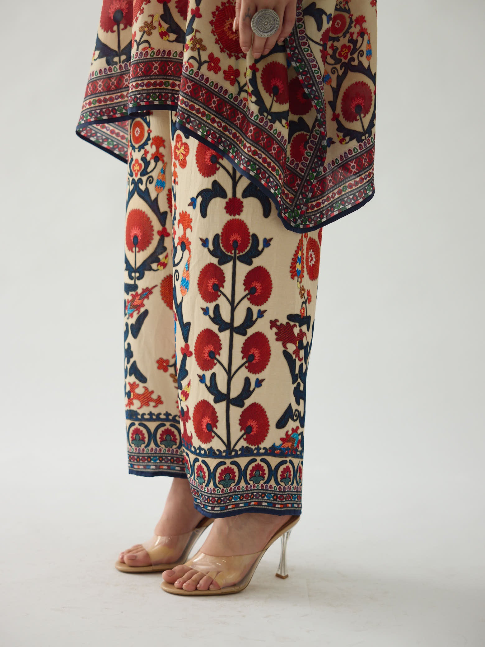 Bukhara Rust Chanel 36" Tunic Set