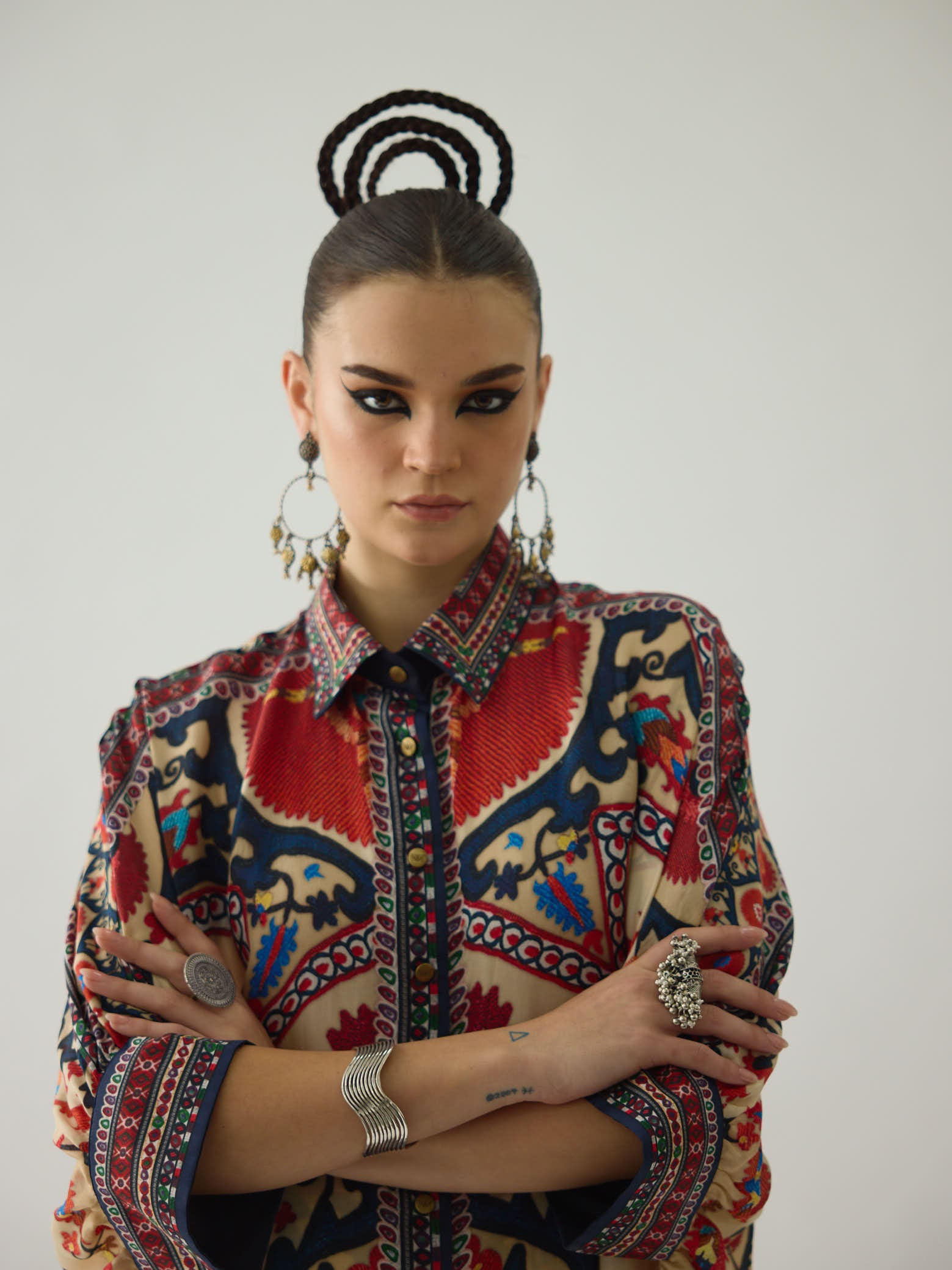 Bukhara Rust Kamara Tunic Set