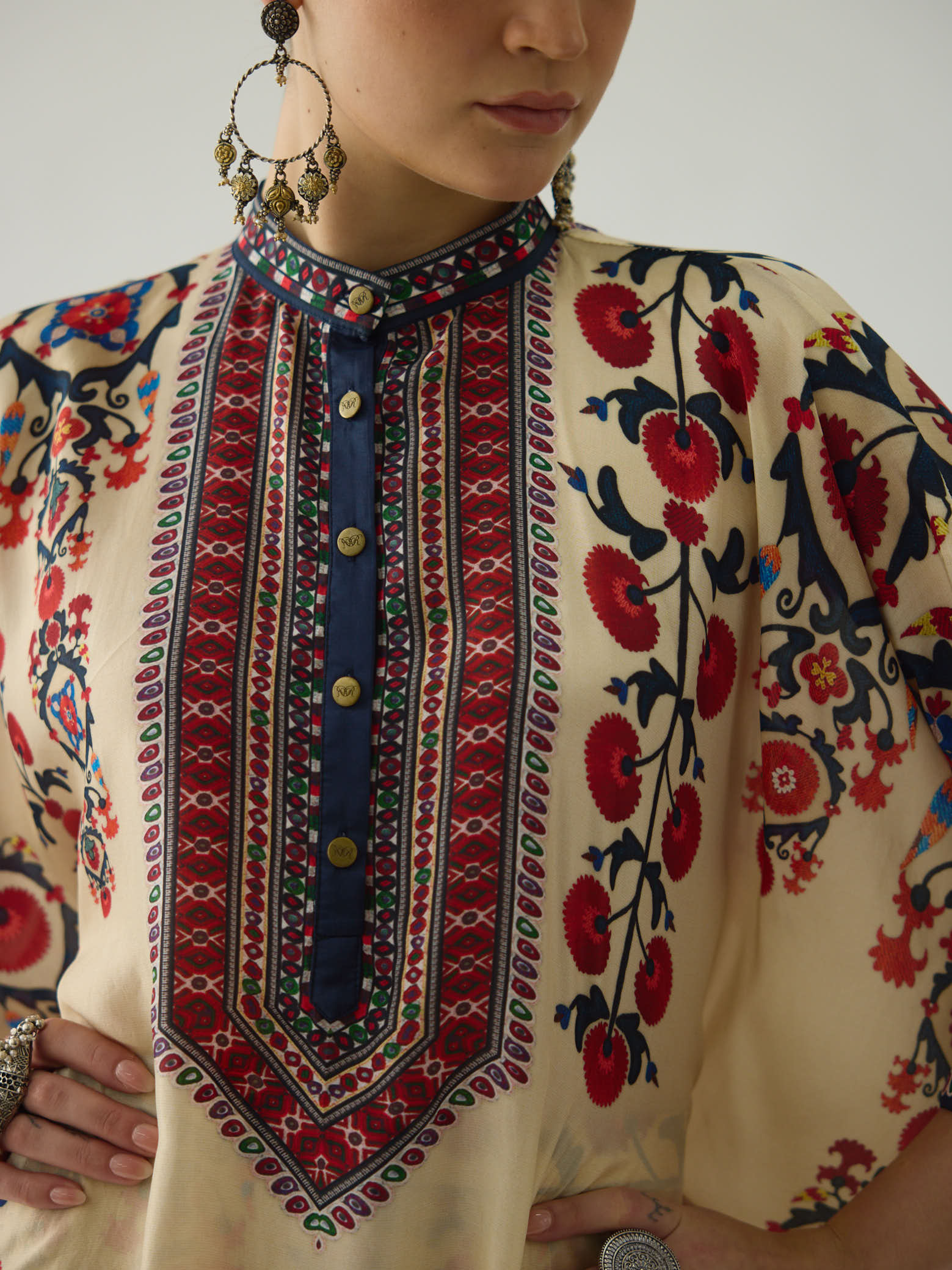 Bukhara Rust Chantelle Tunic Set