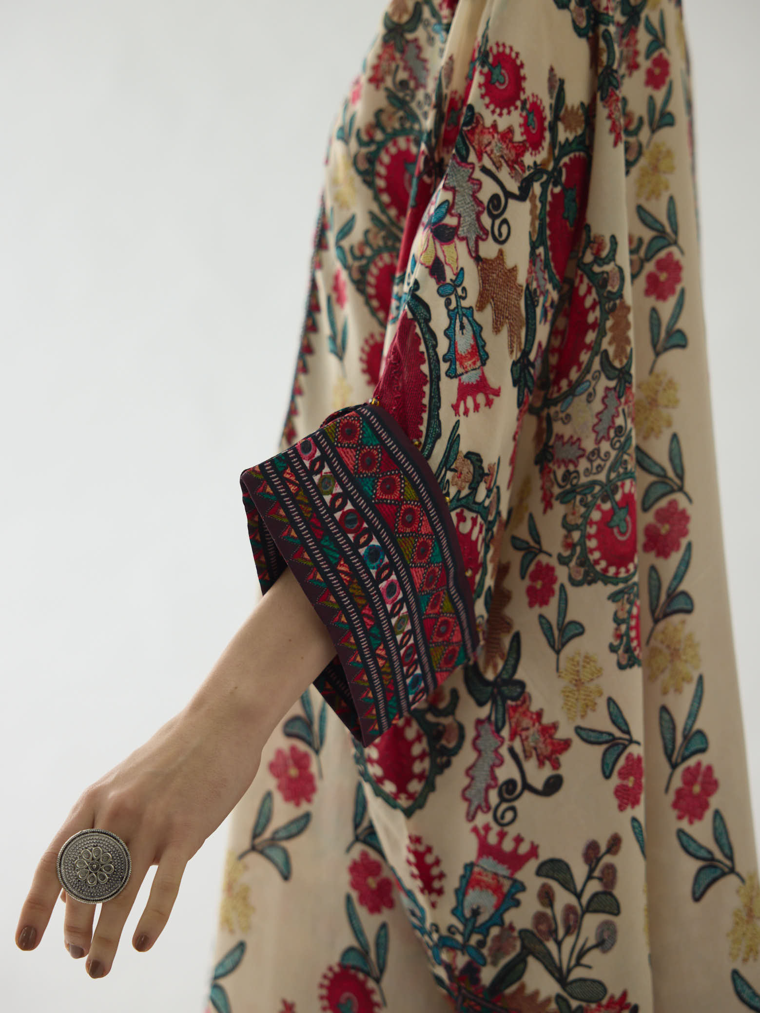 Bukhara Maroon Chantelle Tunic Set