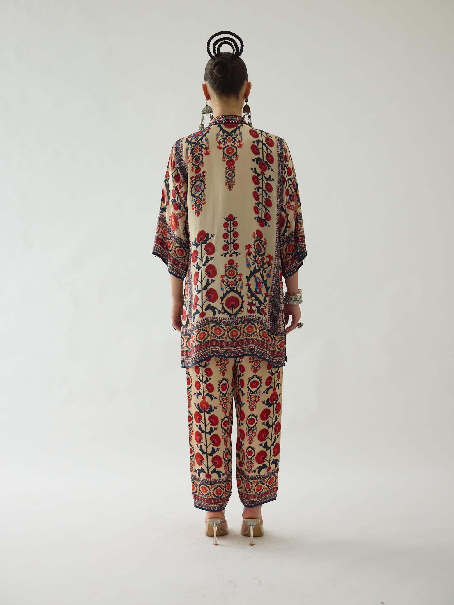 Bukhara Rust Ghazal Tunic Set