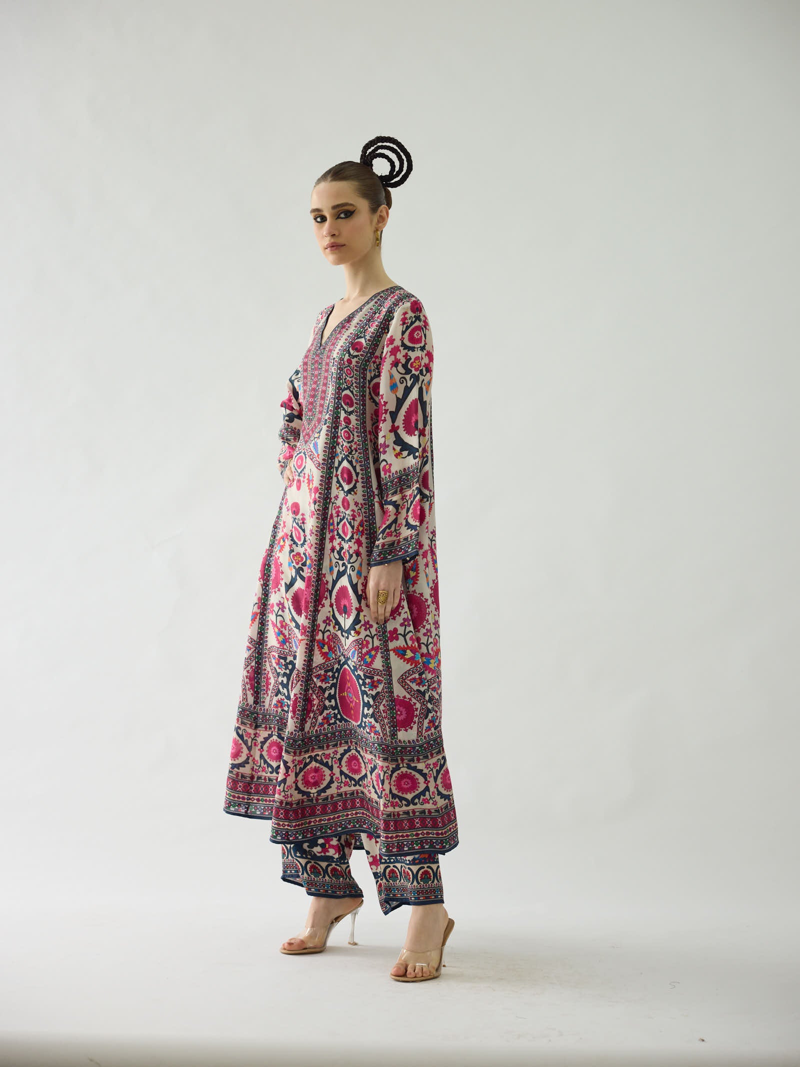 Bukhara Maroon Adavi Tunic Dress