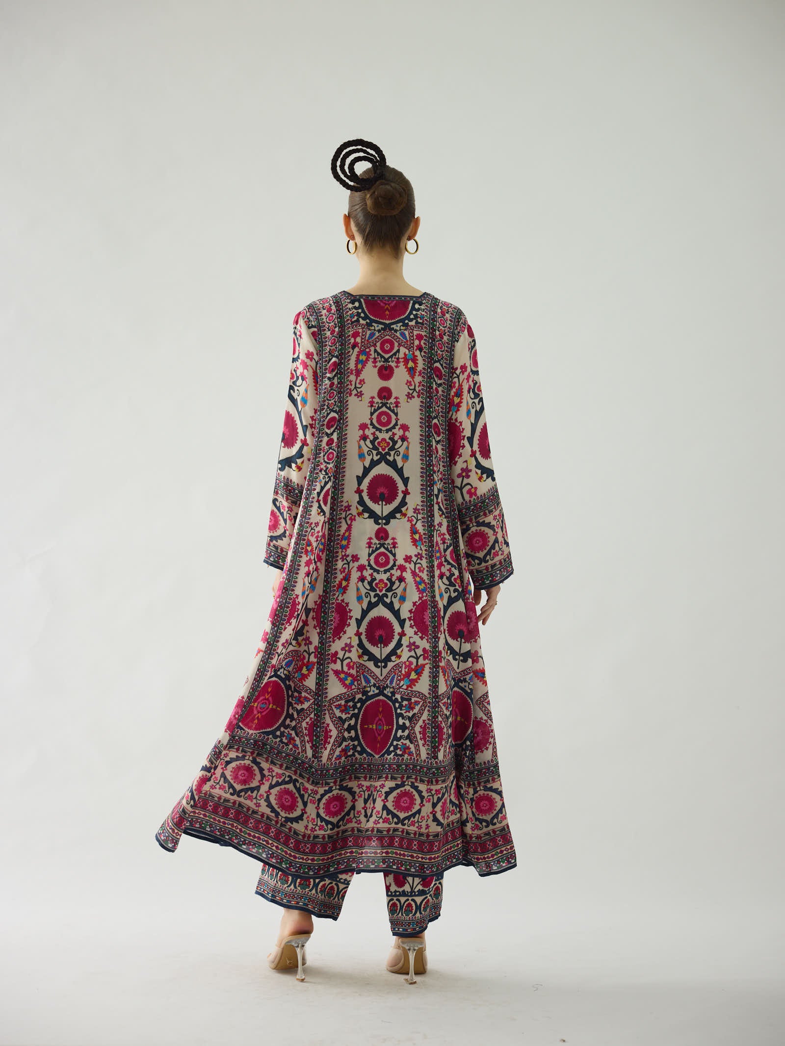 Bukhara Maroon Adavi Tunic Dress