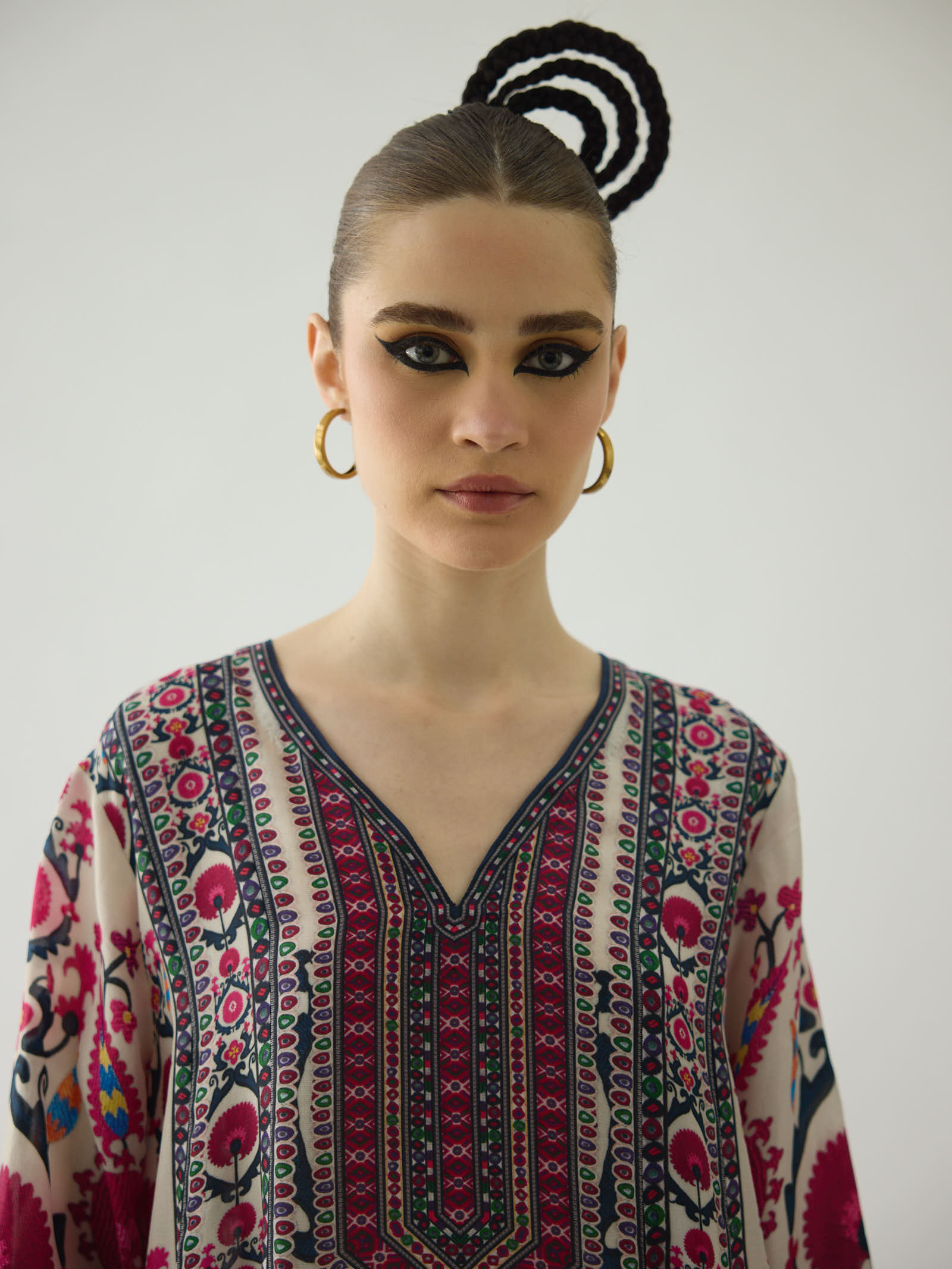 Bukhara Maroon Adavi Tunic Dress