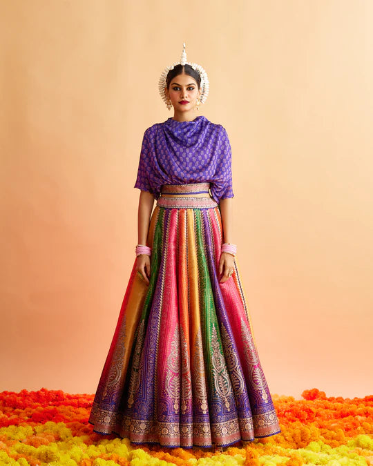 Ganjam : Varsha Leela - Multi/Purple