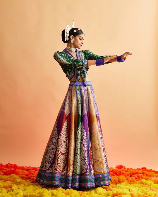 Ganjam : Rubali Leela - Emerald/Multi