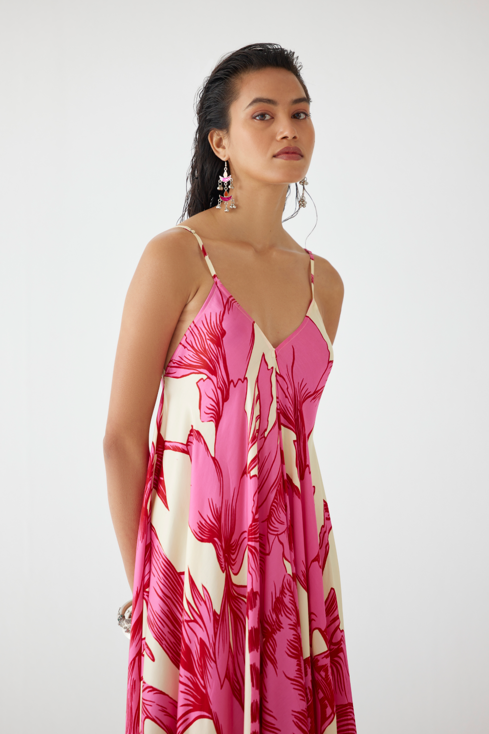 Pink Aphrodite Strappy Dress