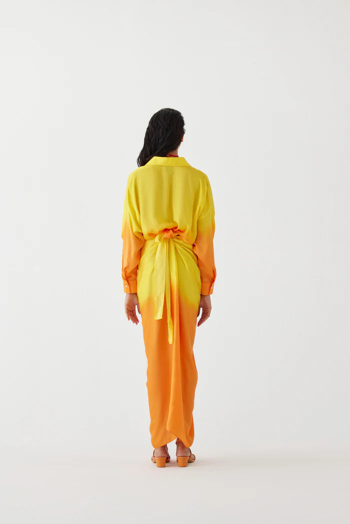 Twilight Shirt Draped Dress