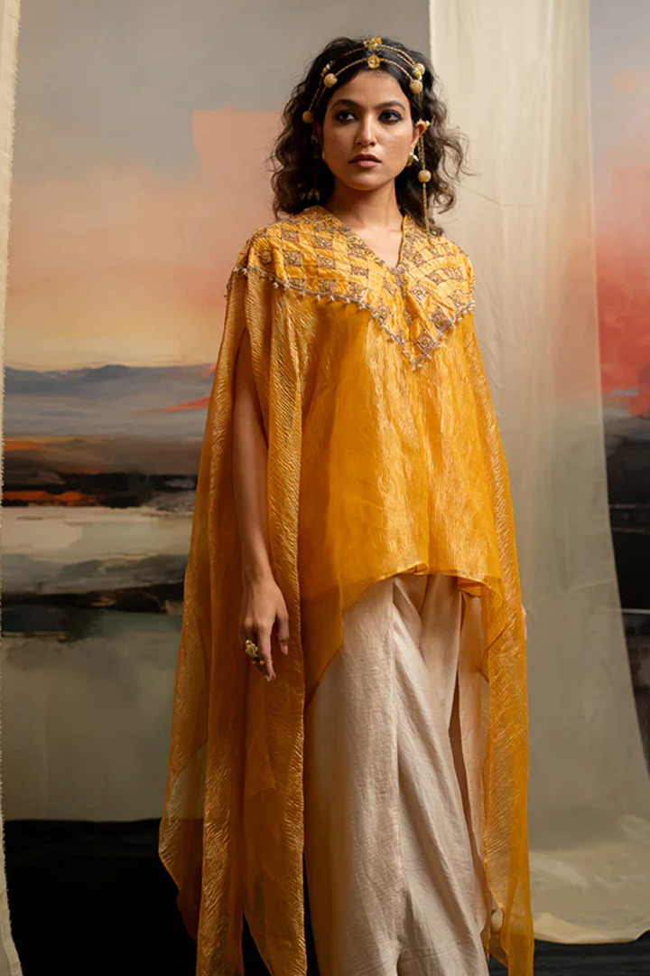 SAIMA CAPE DHOTI SET