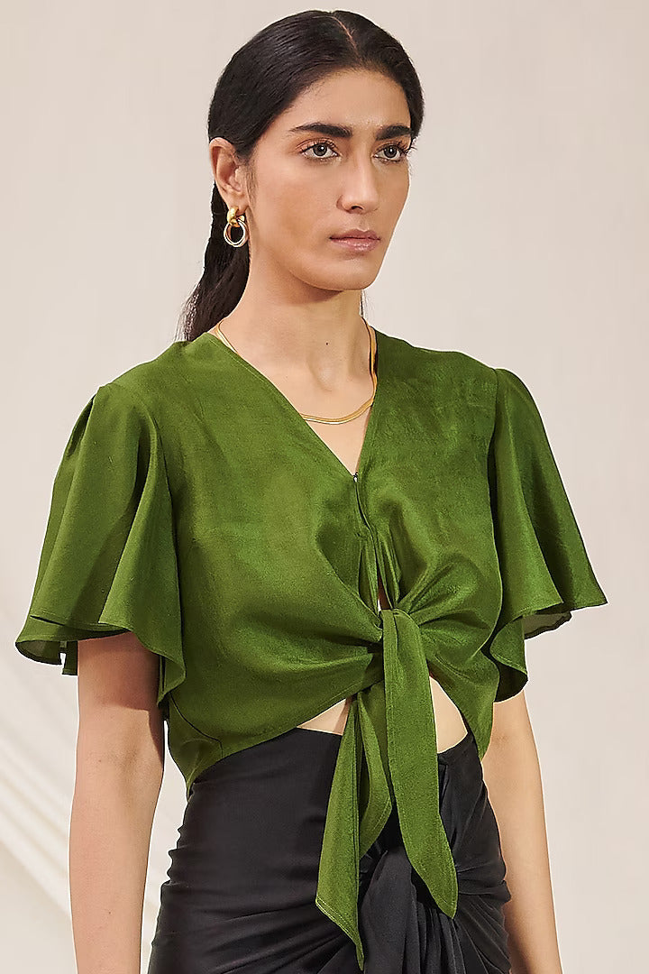 Olive Green Resort Top