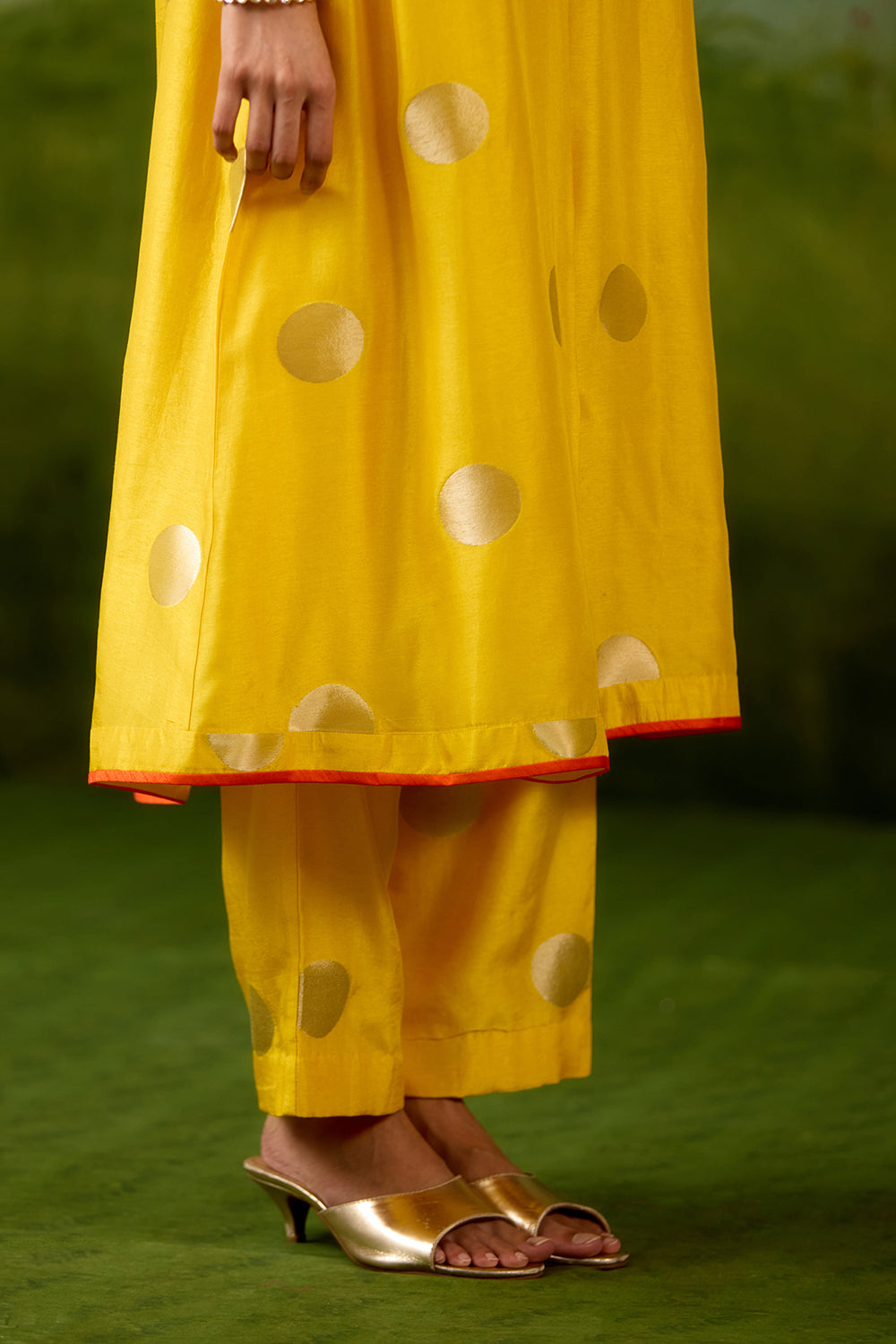 Vibrant Yellow Kurta Dupatta Set