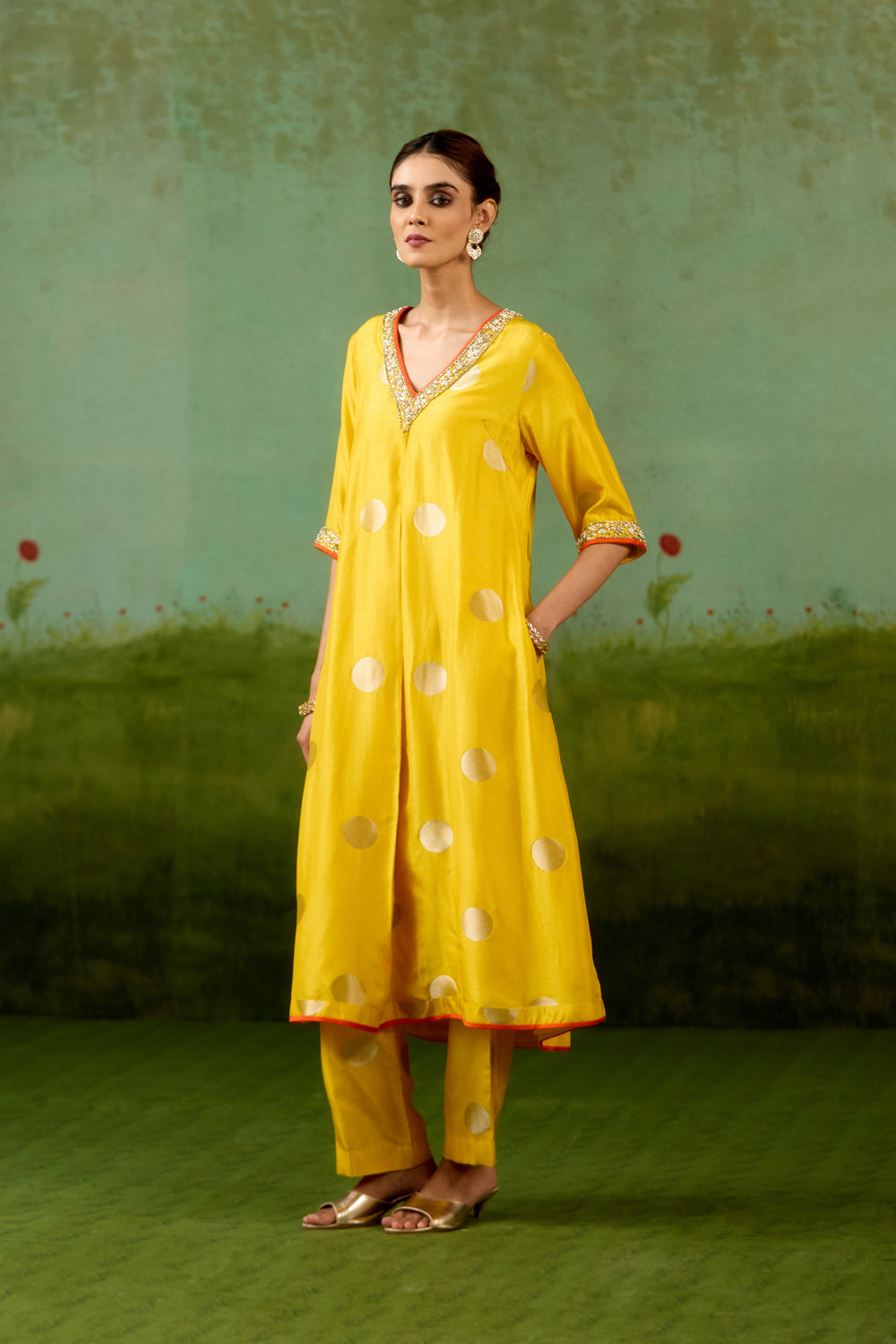 Vibrant Yellow Kurta Set