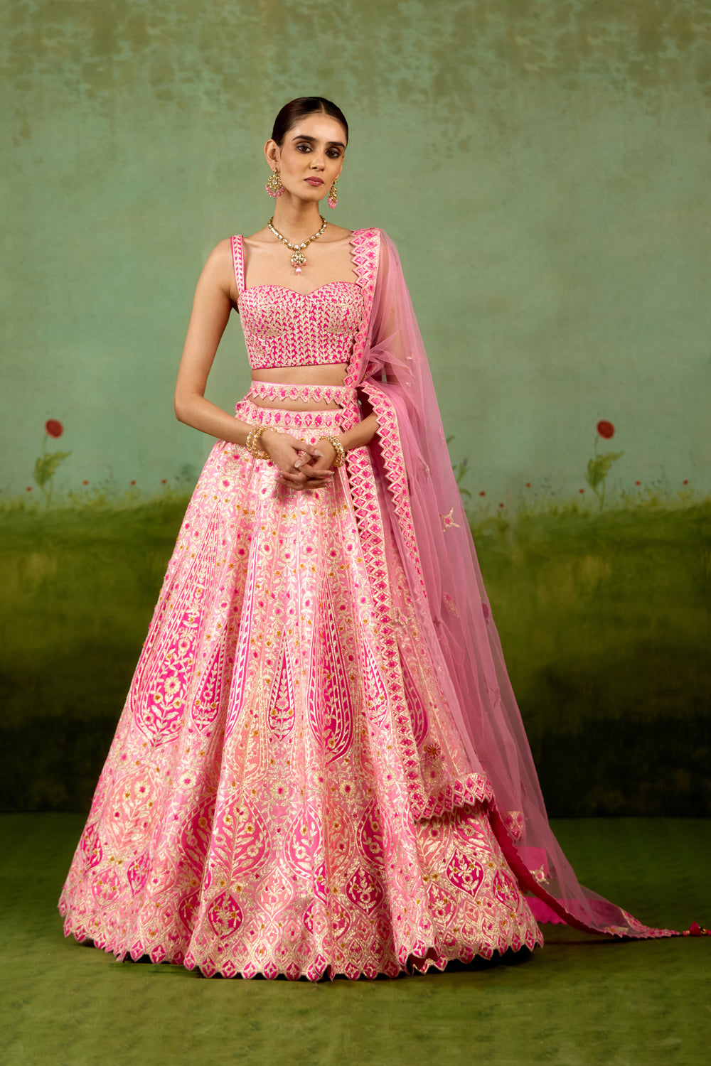 Pink Lehenga Set