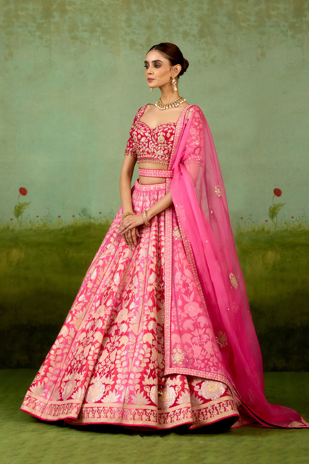 Pink Lehenga Set