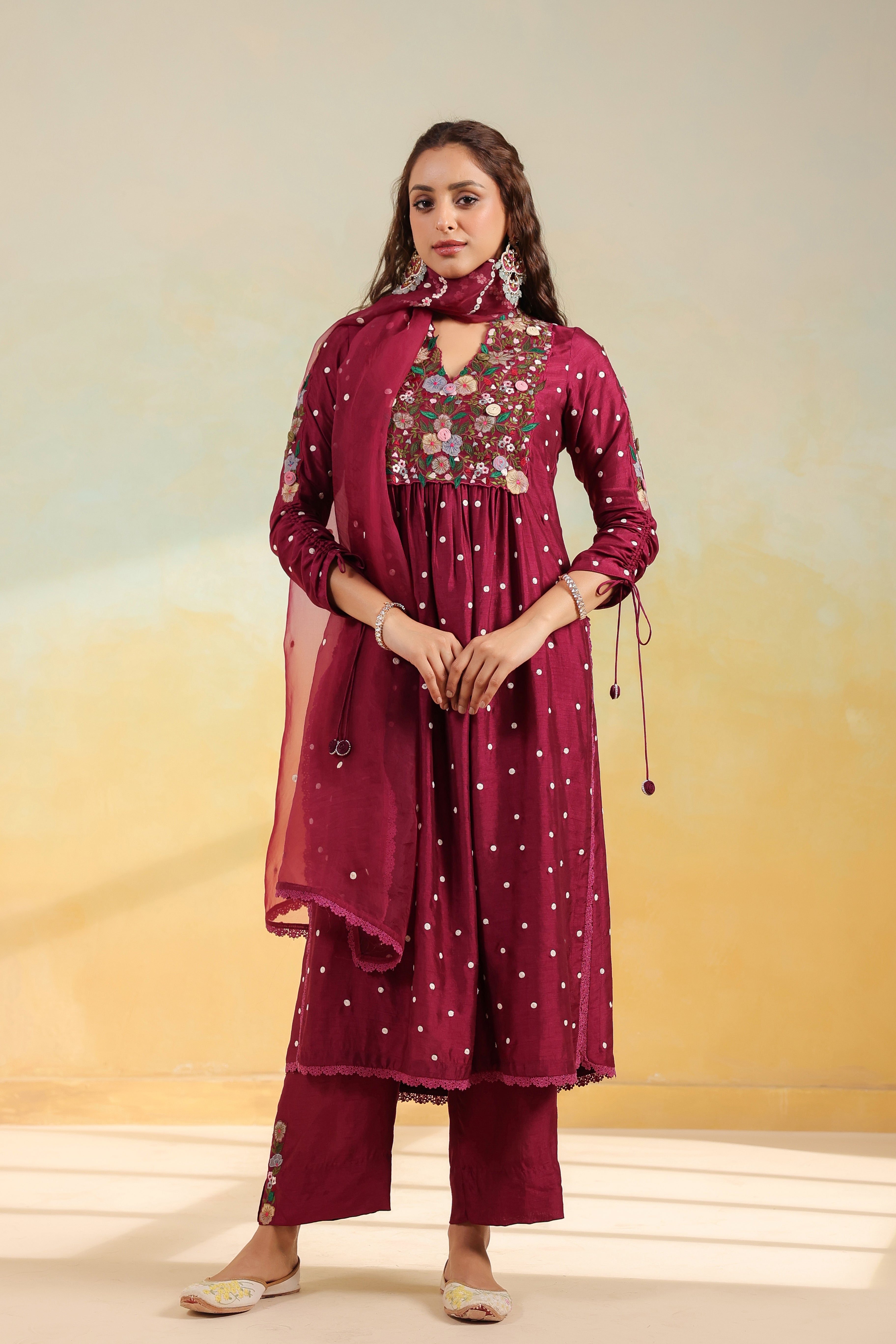 Wine Orchid Frockstyle