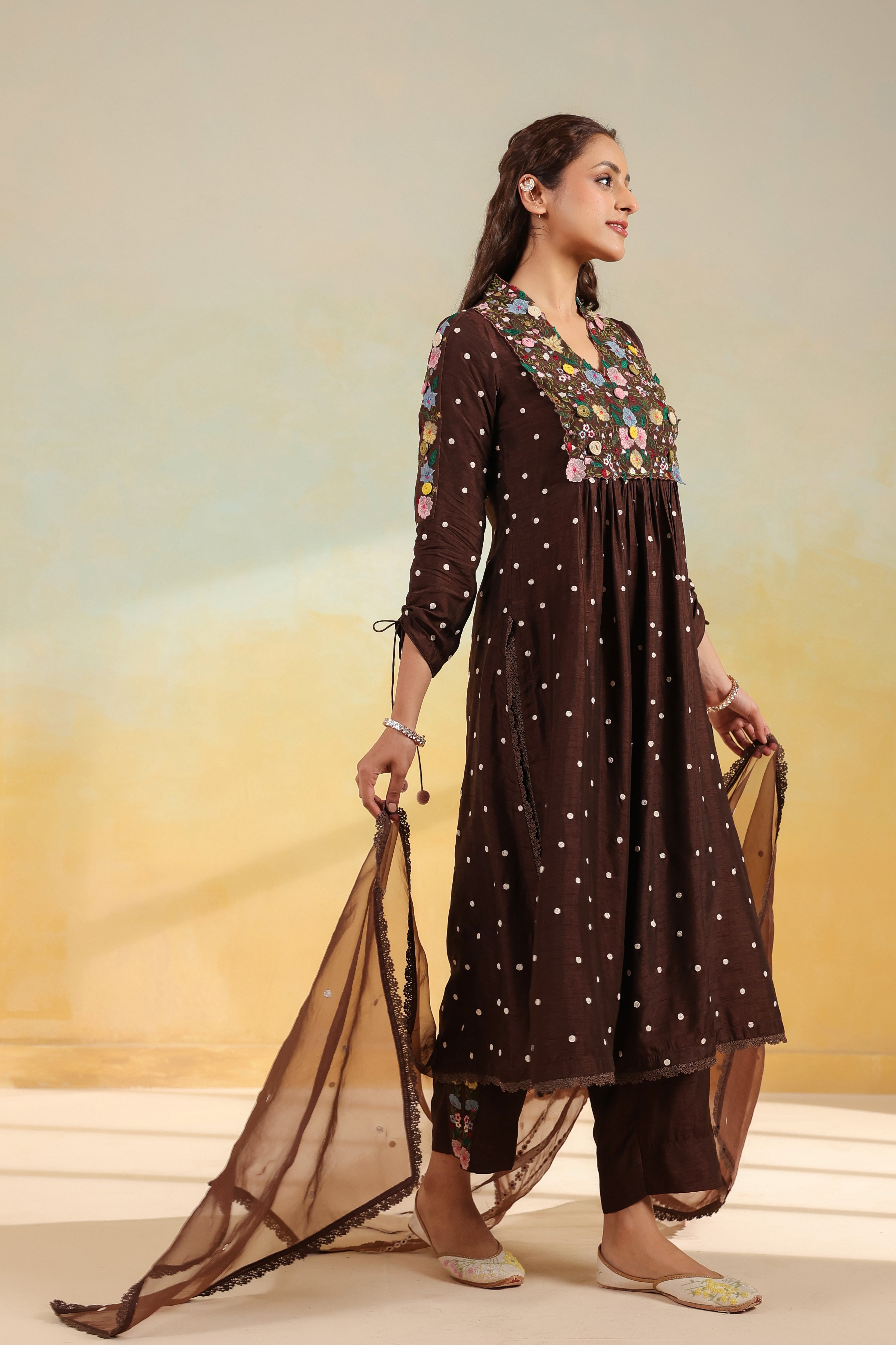 Brown Orchid Frockstyle