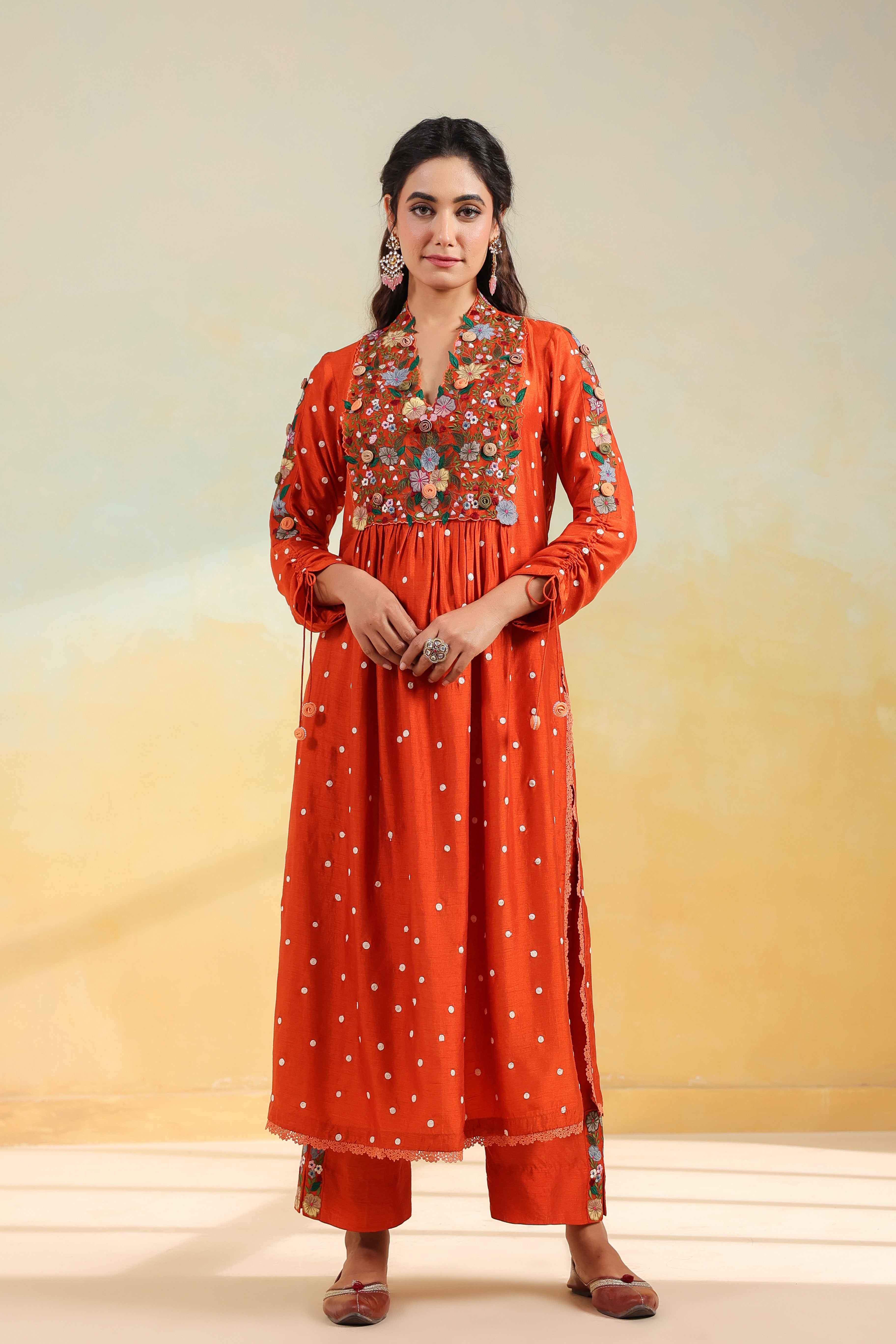 Orange Orchid Frockstyle