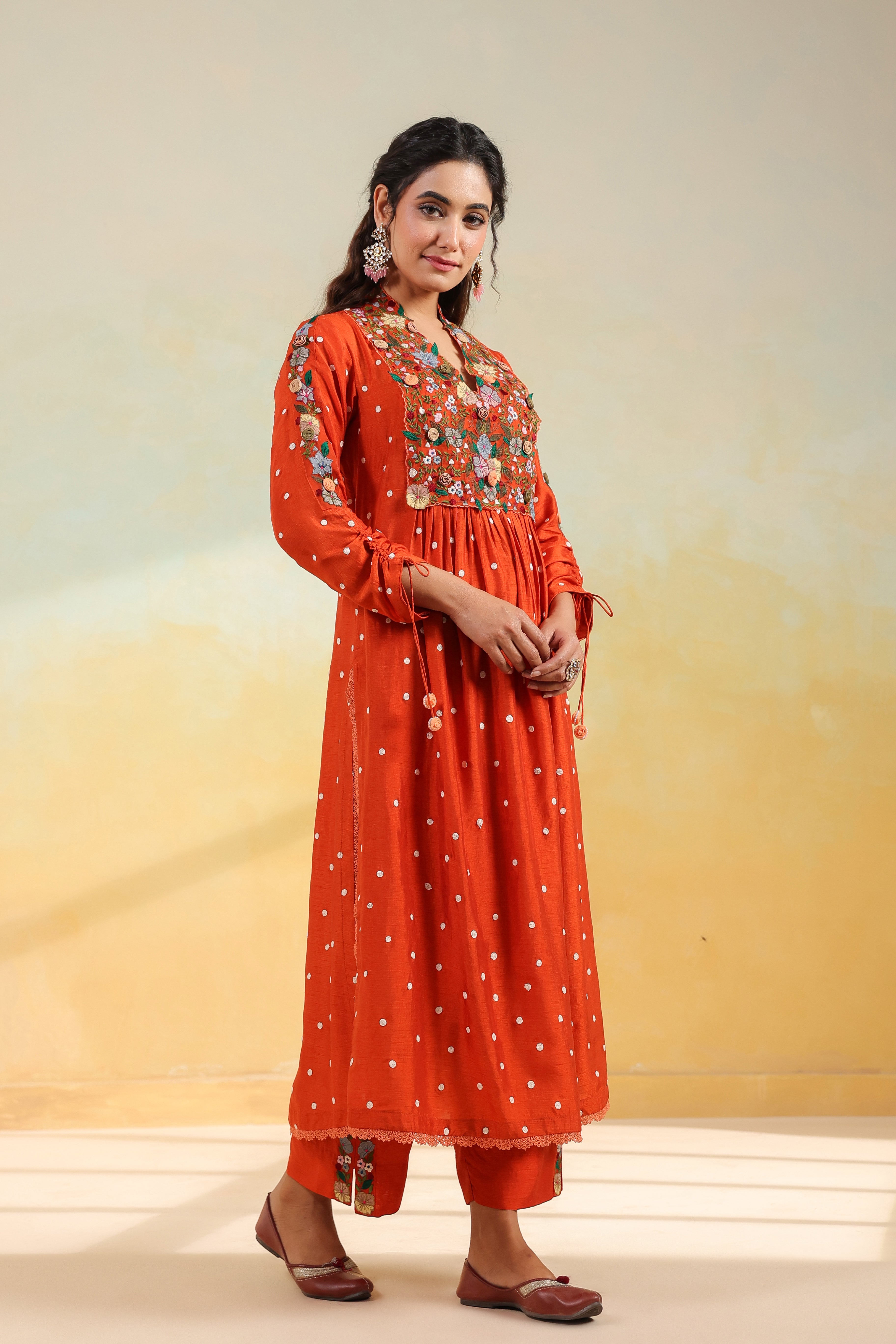 Orange Orchid Frockstyle