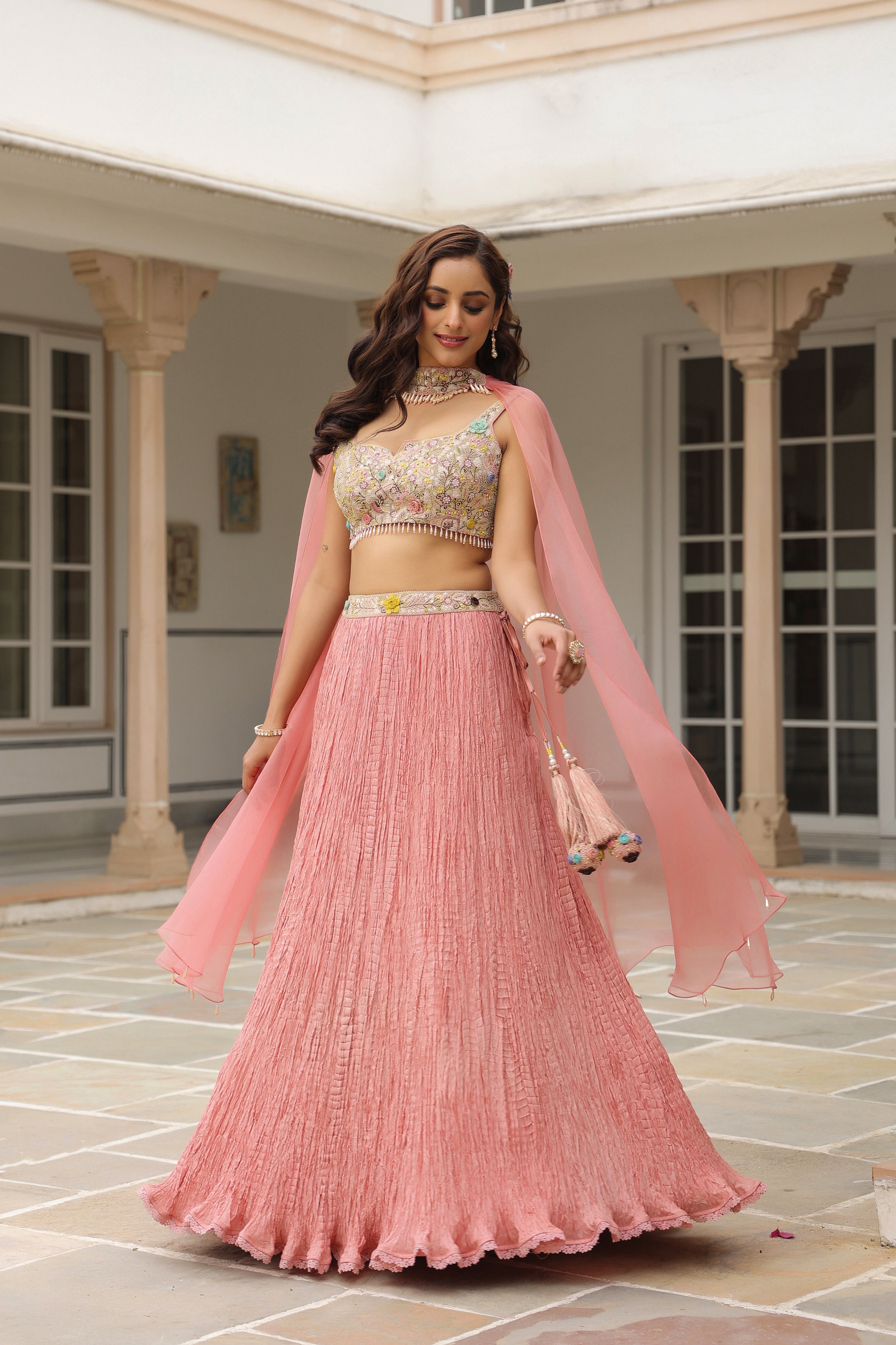 Gulzar Choker Lehenga Set