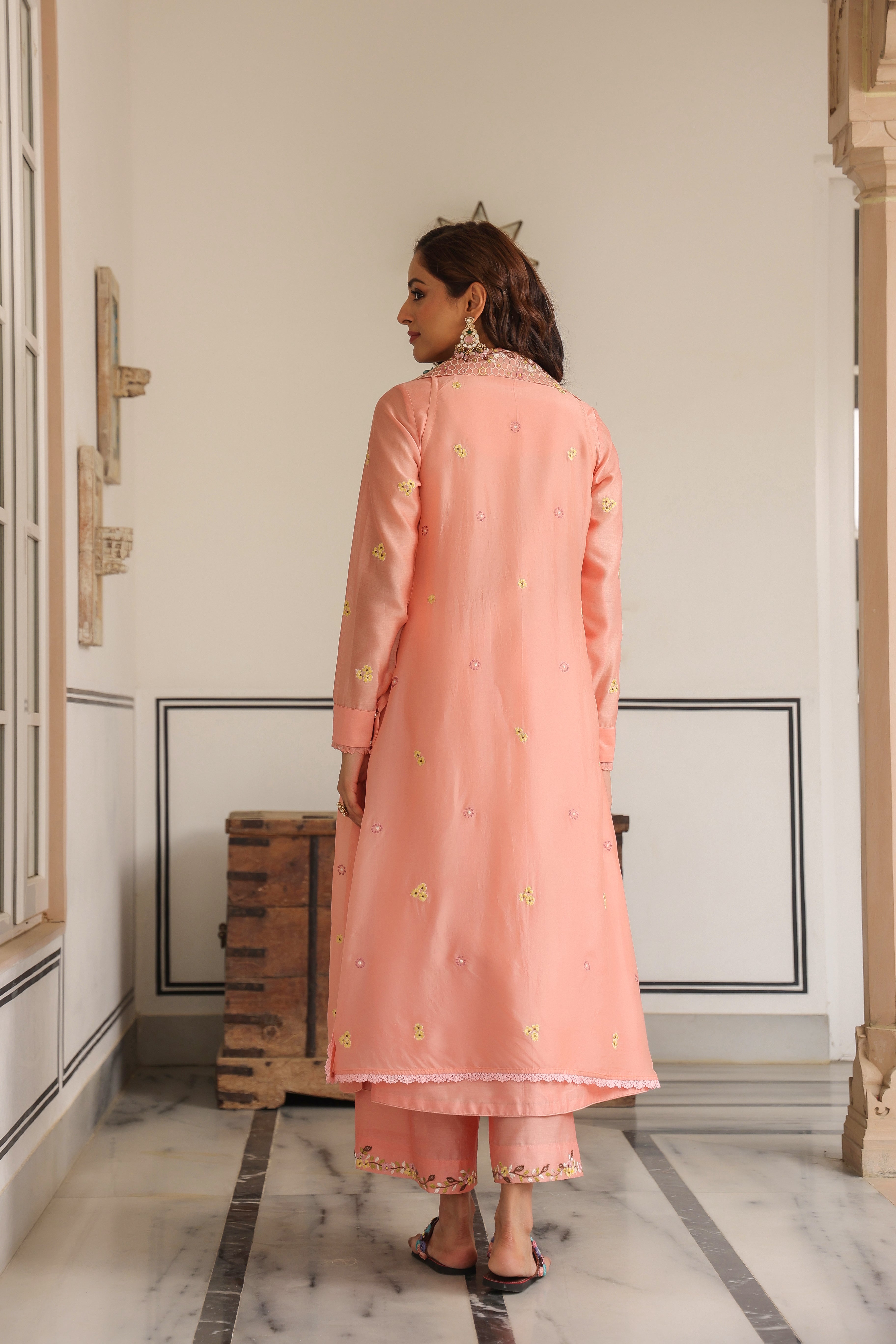 Gulzar Jacket Style Kurta Set