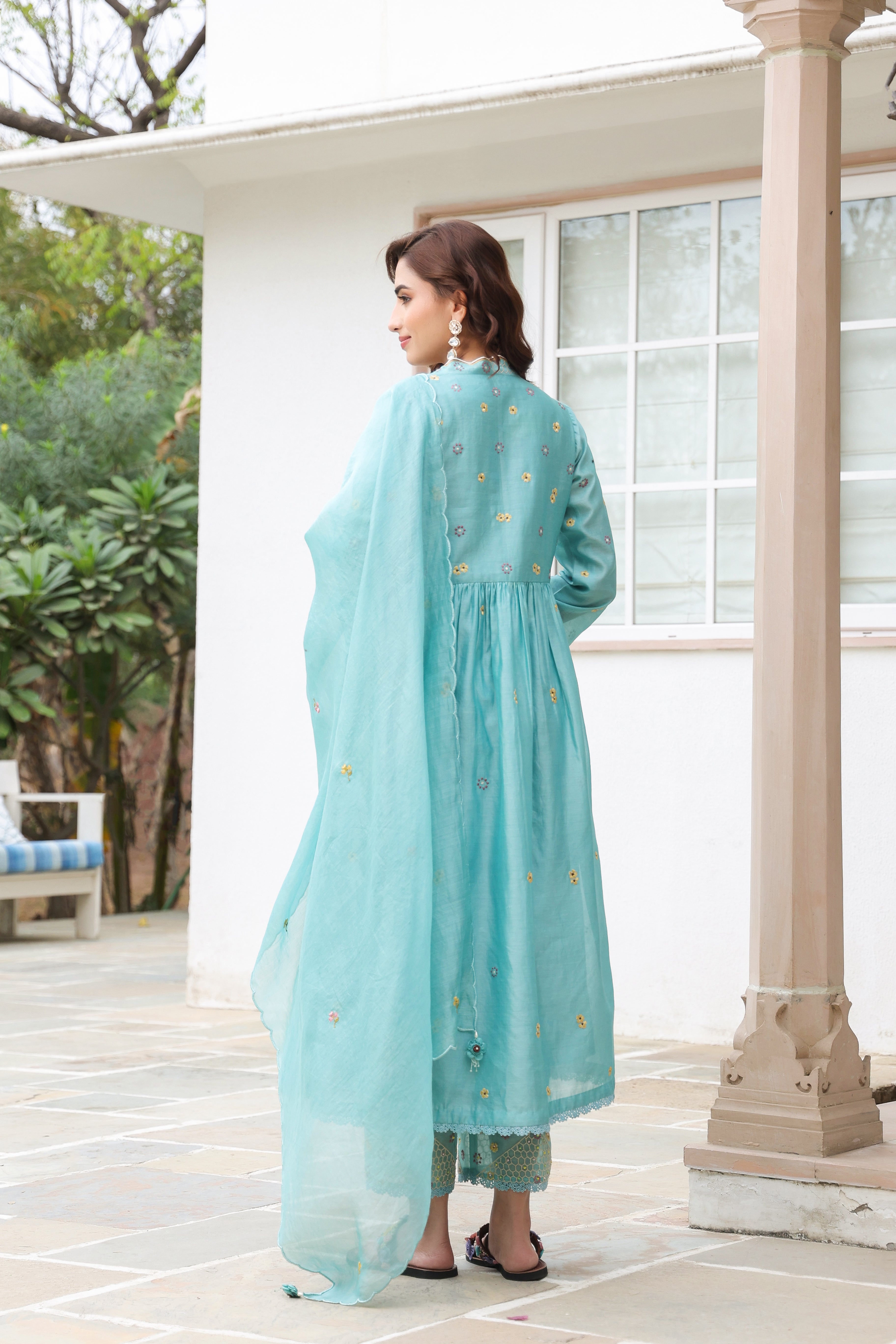 Gulzar Frockstyle Kurta Set